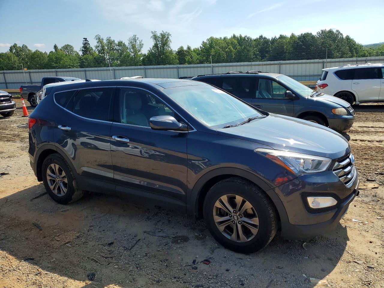 2013 Hyundai Santa Fe Sport 2.4l Синий vin: 5XYZUDLB8DG105255