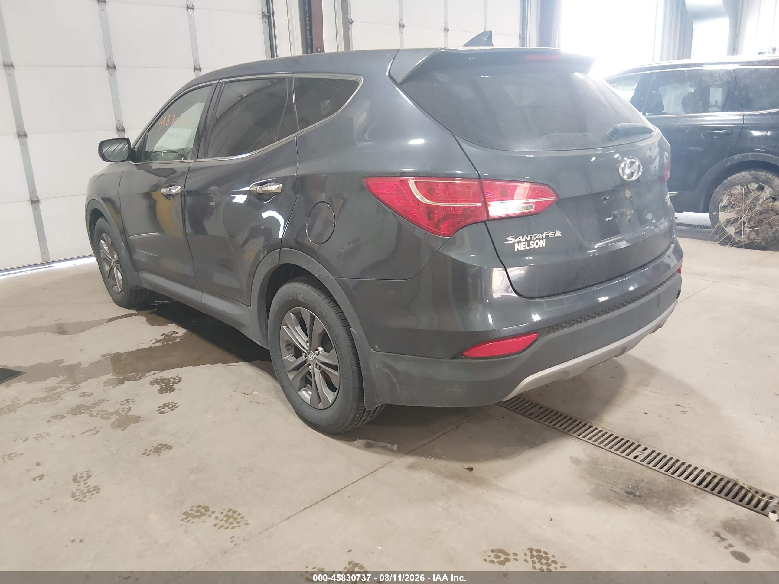 2013 Hyundai Santa Fe Sport Black vin: 5XYZUDLB8DG106471