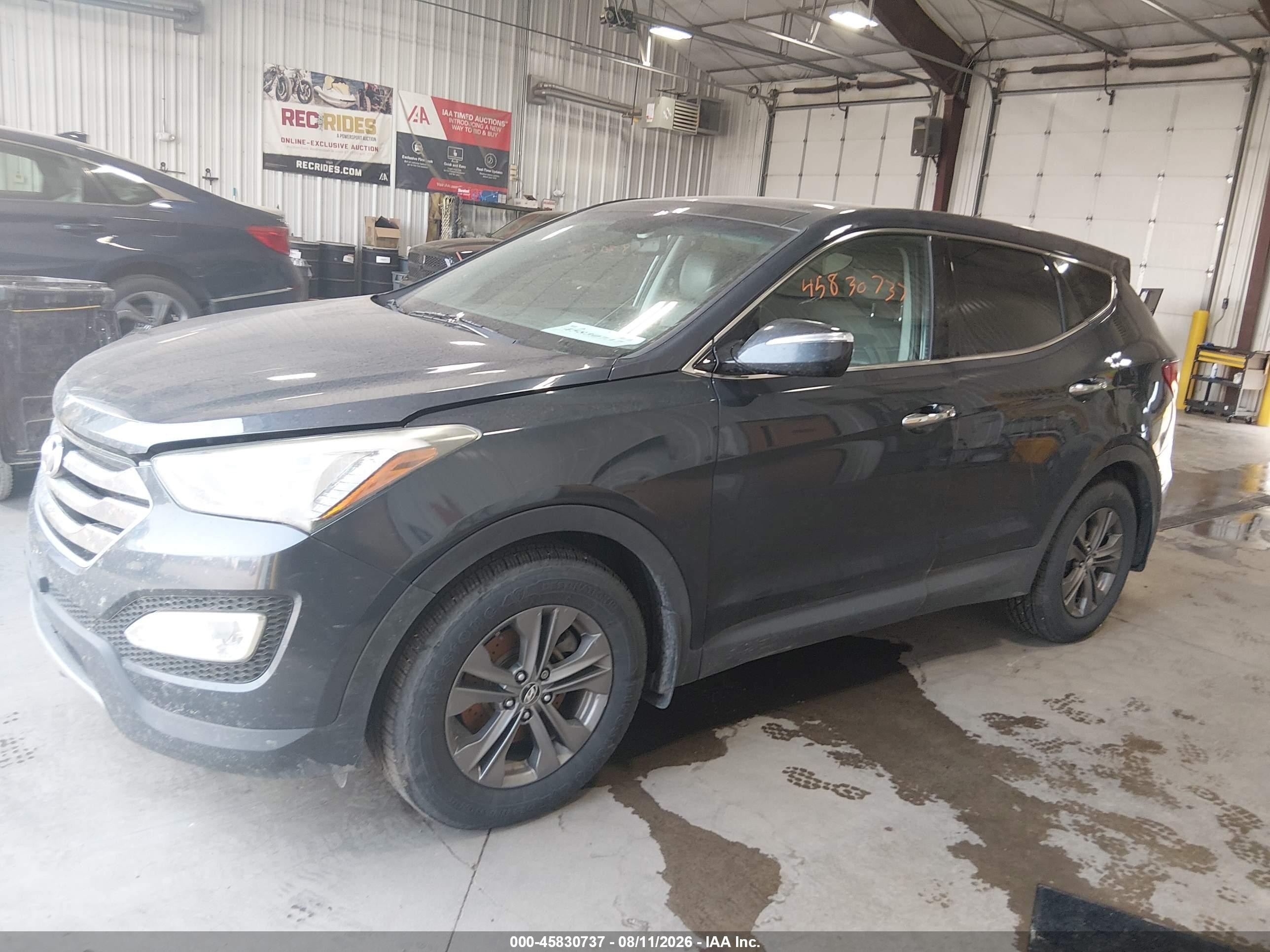 2013 Hyundai Santa Fe Sport Black vin: 5XYZUDLB8DG106471
