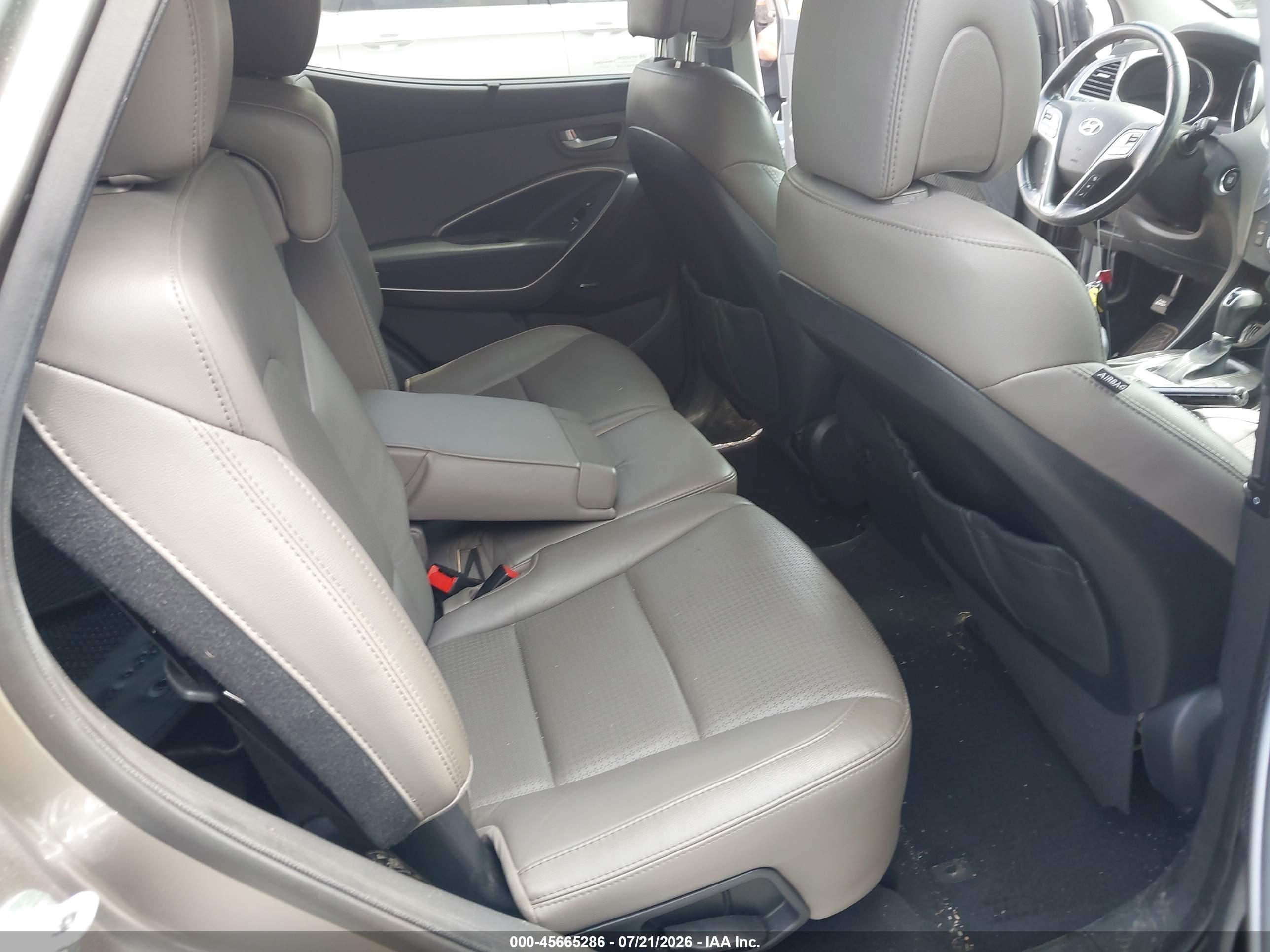 2013 Hyundai Santa Fe Sport Gray vin: 5XYZUDLB8DG119298