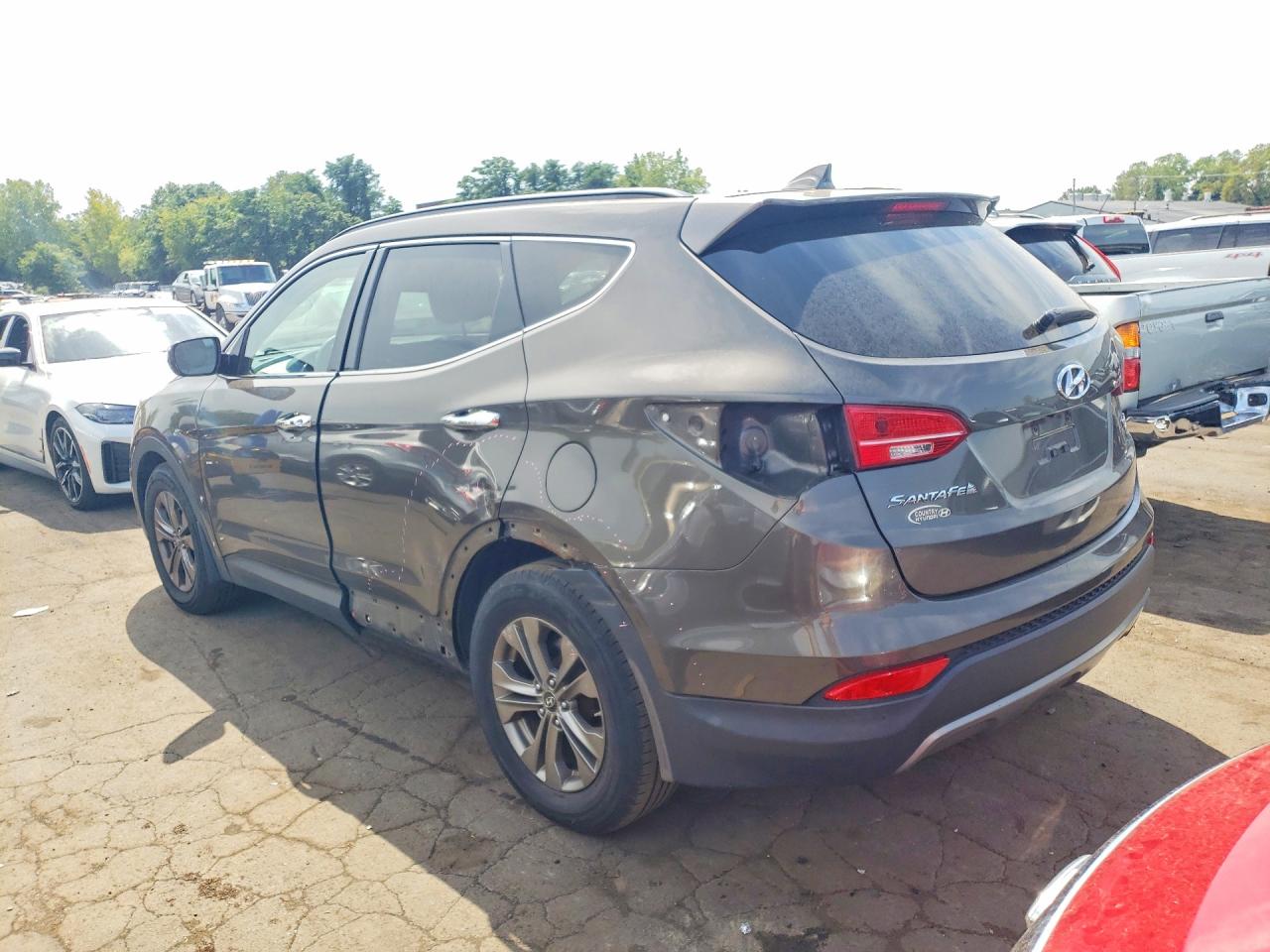 2014 Hyundai Santa Fe Sport 2.4l Brown vin: 5XYZUDLB8EG150598
