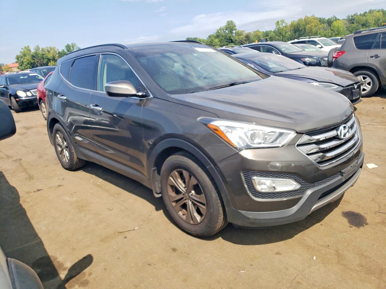 2014 Hyundai Santa Fe Sport 2.4l Brown vin: 5XYZUDLB8EG150598