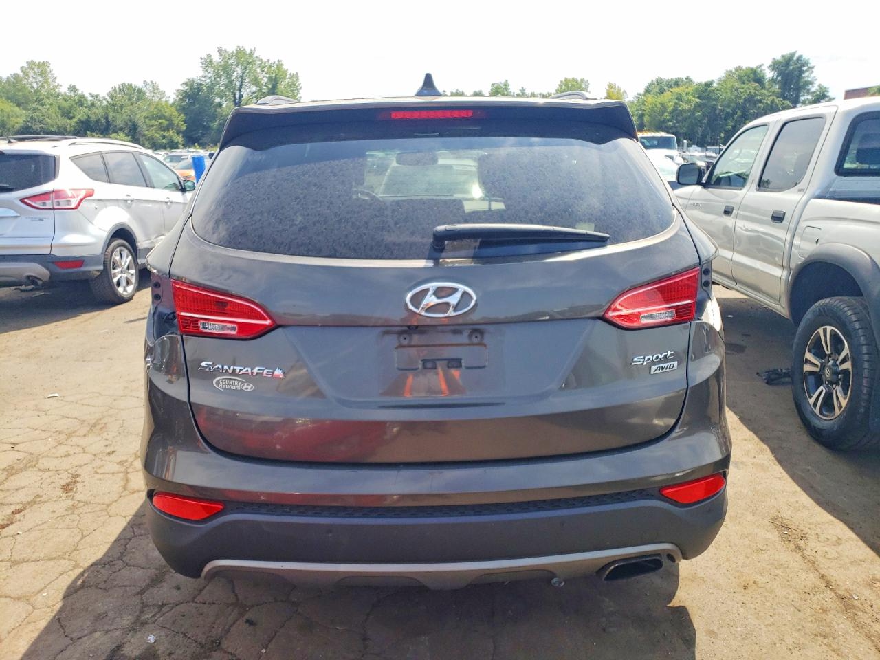2014 Hyundai Santa Fe Sport 2.4l Brown vin: 5XYZUDLB8EG150598