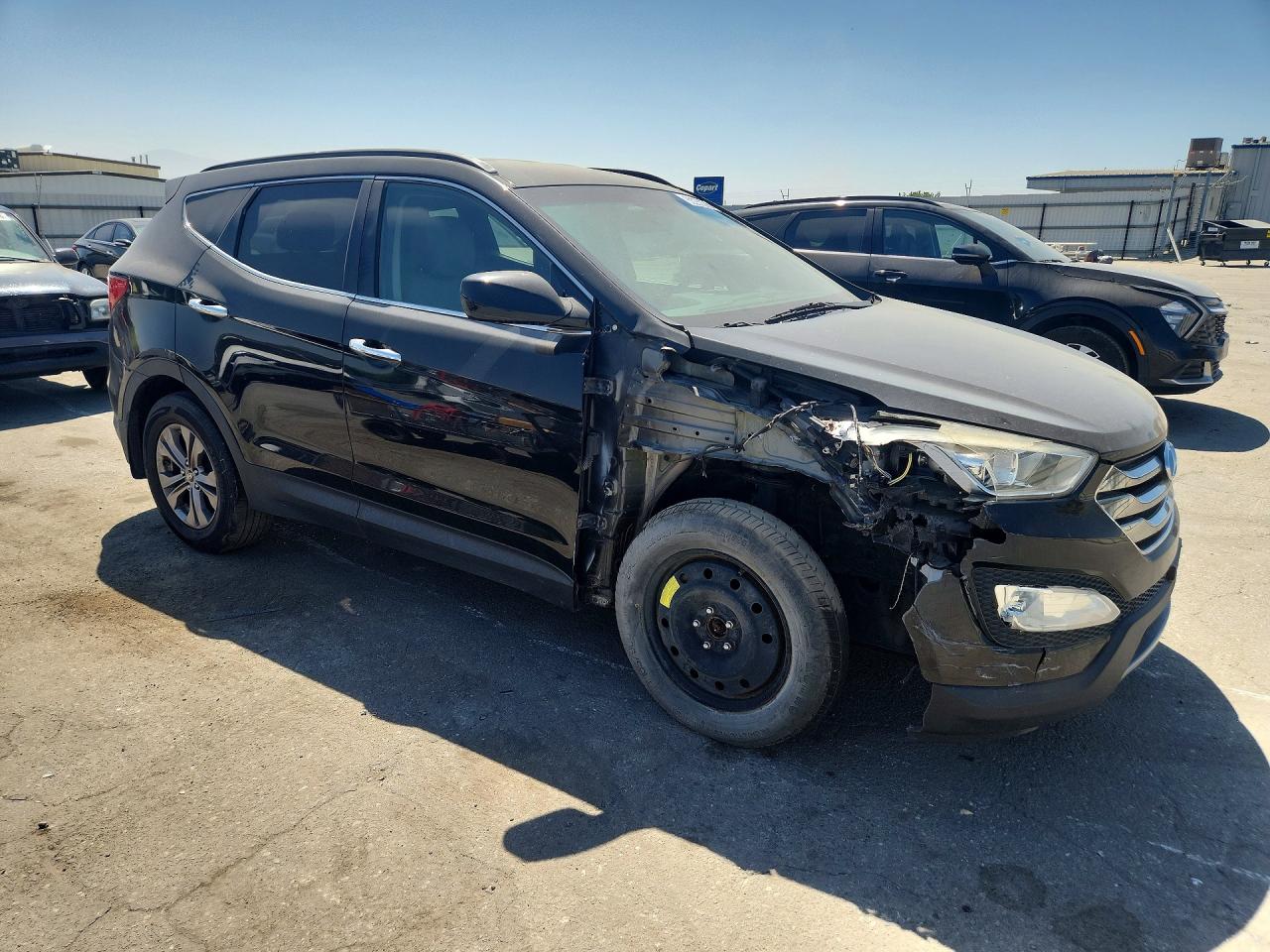 2014 Hyundai Santa Fe Sport 2.4l Black vin: 5XYZUDLB8EG158541