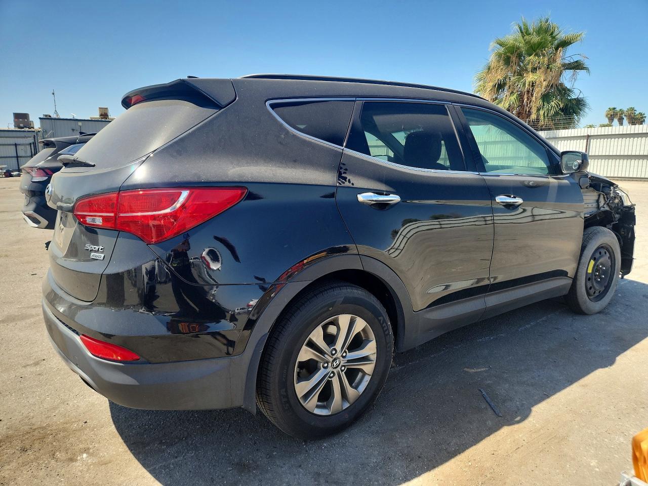2014 Hyundai Santa Fe Sport 2.4l Black vin: 5XYZUDLB8EG158541