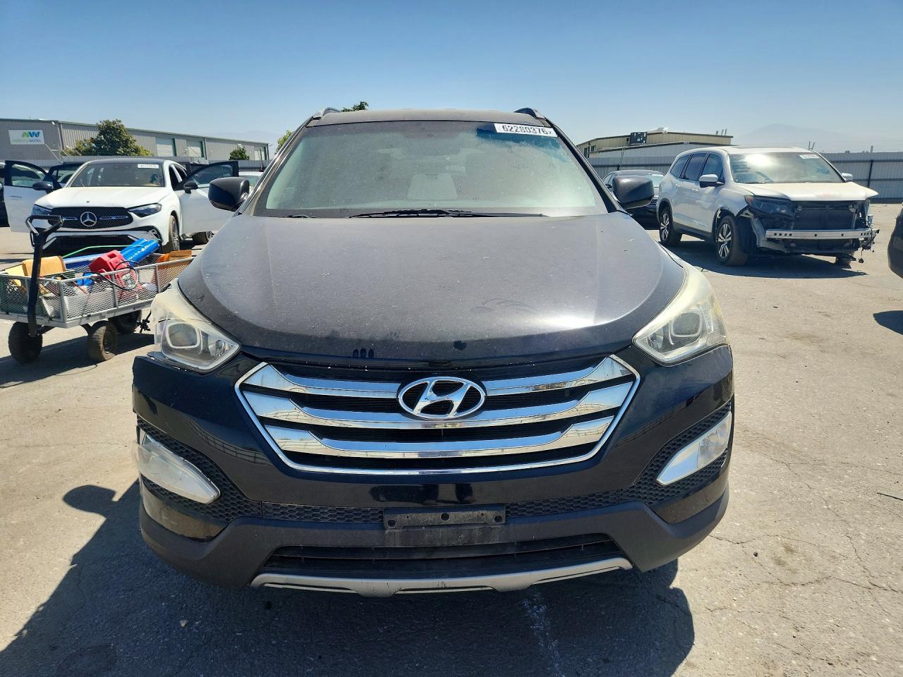 2014 Hyundai Santa Fe Sport 2.4l Black vin: 5XYZUDLB8EG158541