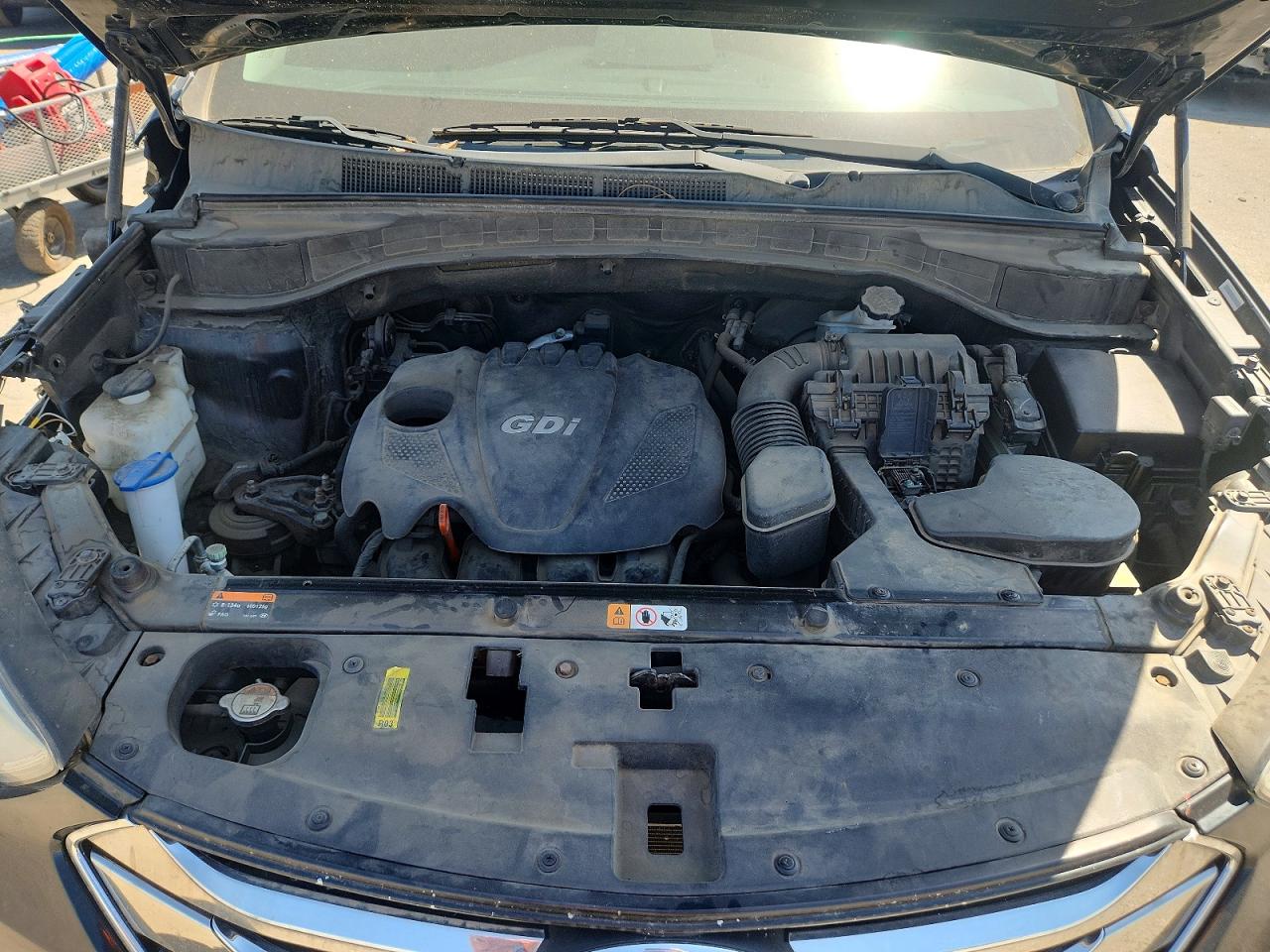 2014 Hyundai Santa Fe Sport 2.4l Black vin: 5XYZUDLB8EG158541