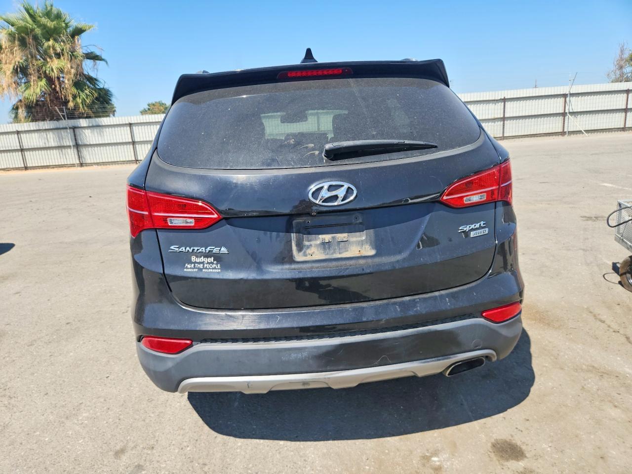 2014 Hyundai Santa Fe Sport 2.4l Black vin: 5XYZUDLB8EG158541