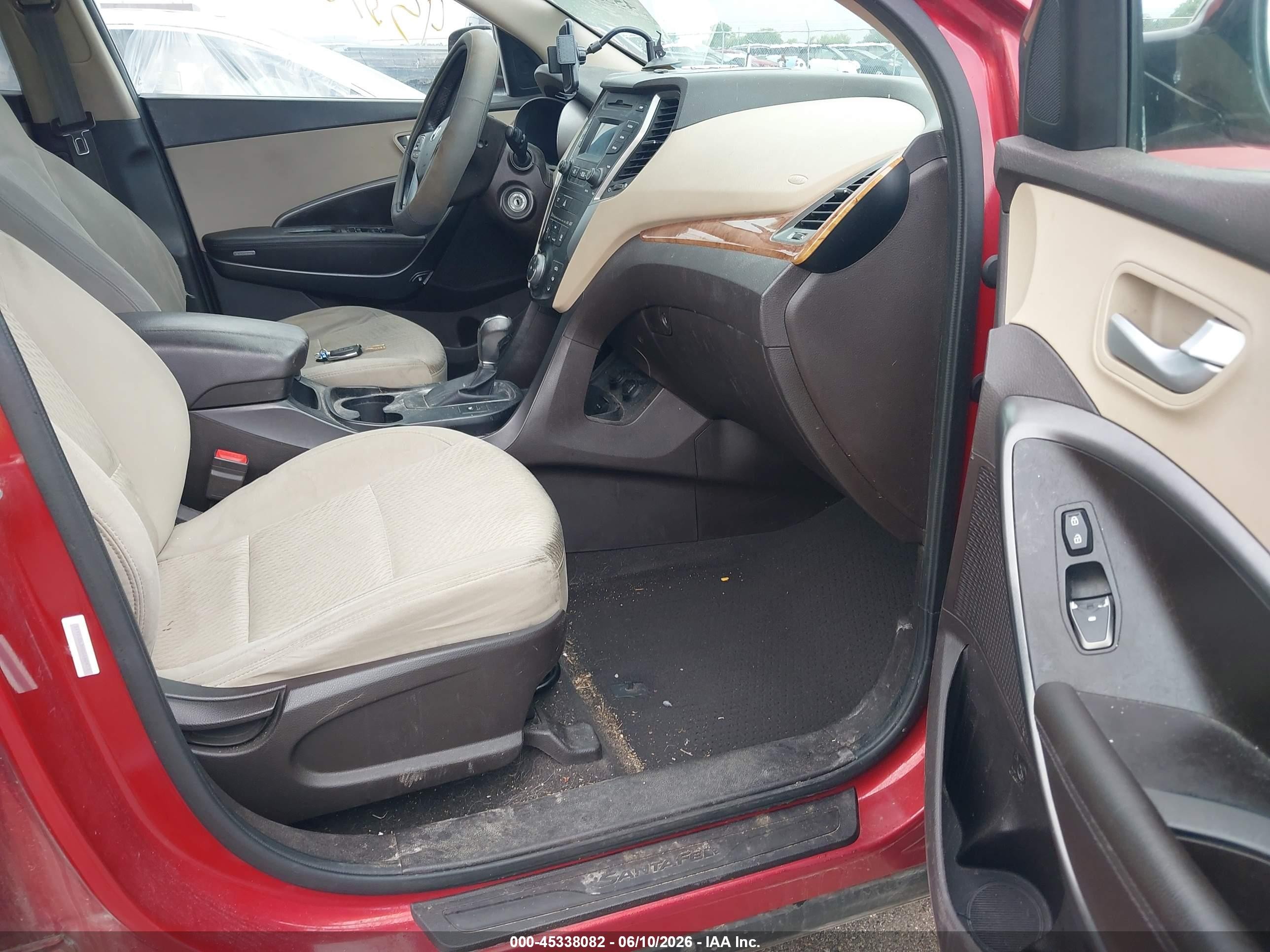 2014 Hyundai Santa Fe Sport 2.4l Burgundy vin: 5XYZUDLB8EG162413