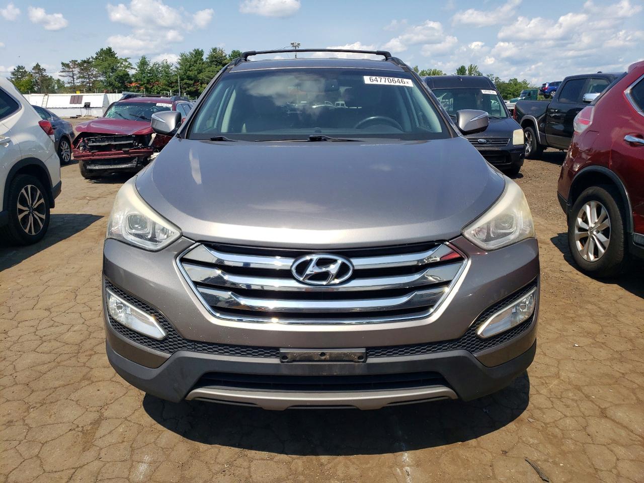 2014 Hyundai Santa Fe Sport 2.4l Silver vin: 5XYZUDLB8EG195122