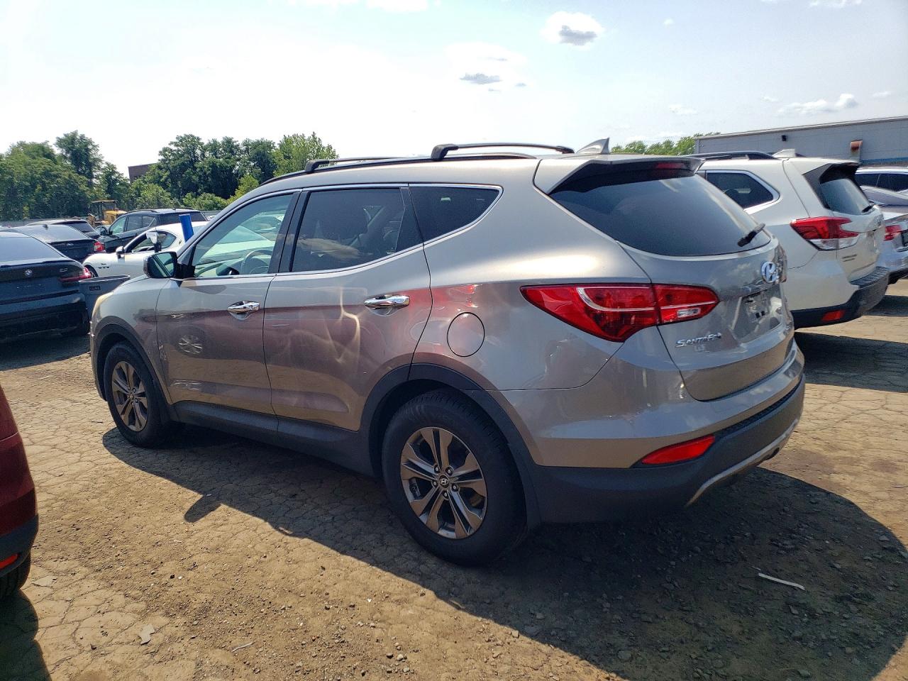 2014 Hyundai Santa Fe Sport 2.4l Silver vin: 5XYZUDLB8EG195122