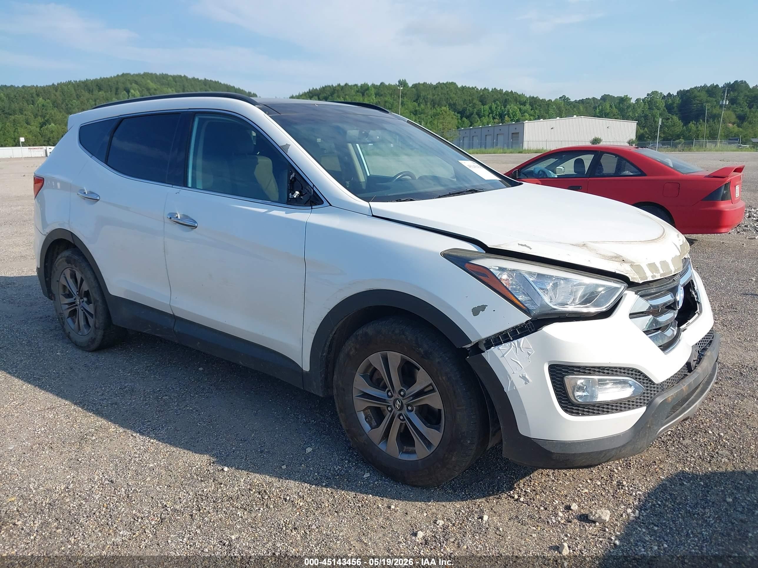 2014 Hyundai Santa Fe Sport 2.4l Белый vin: 5XYZUDLB8EG215269