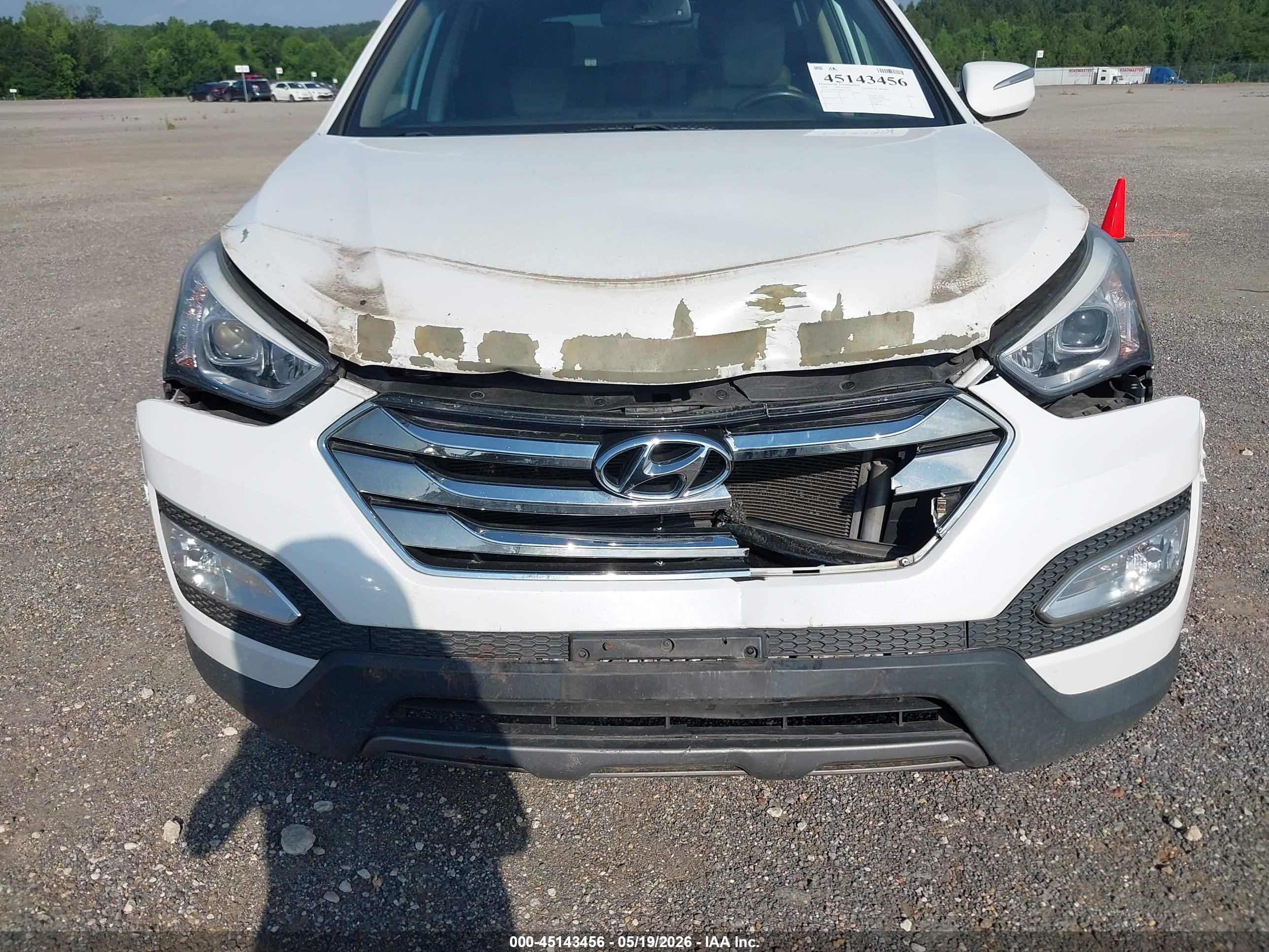 2014 Hyundai Santa Fe Sport 2.4l Белый vin: 5XYZUDLB8EG215269