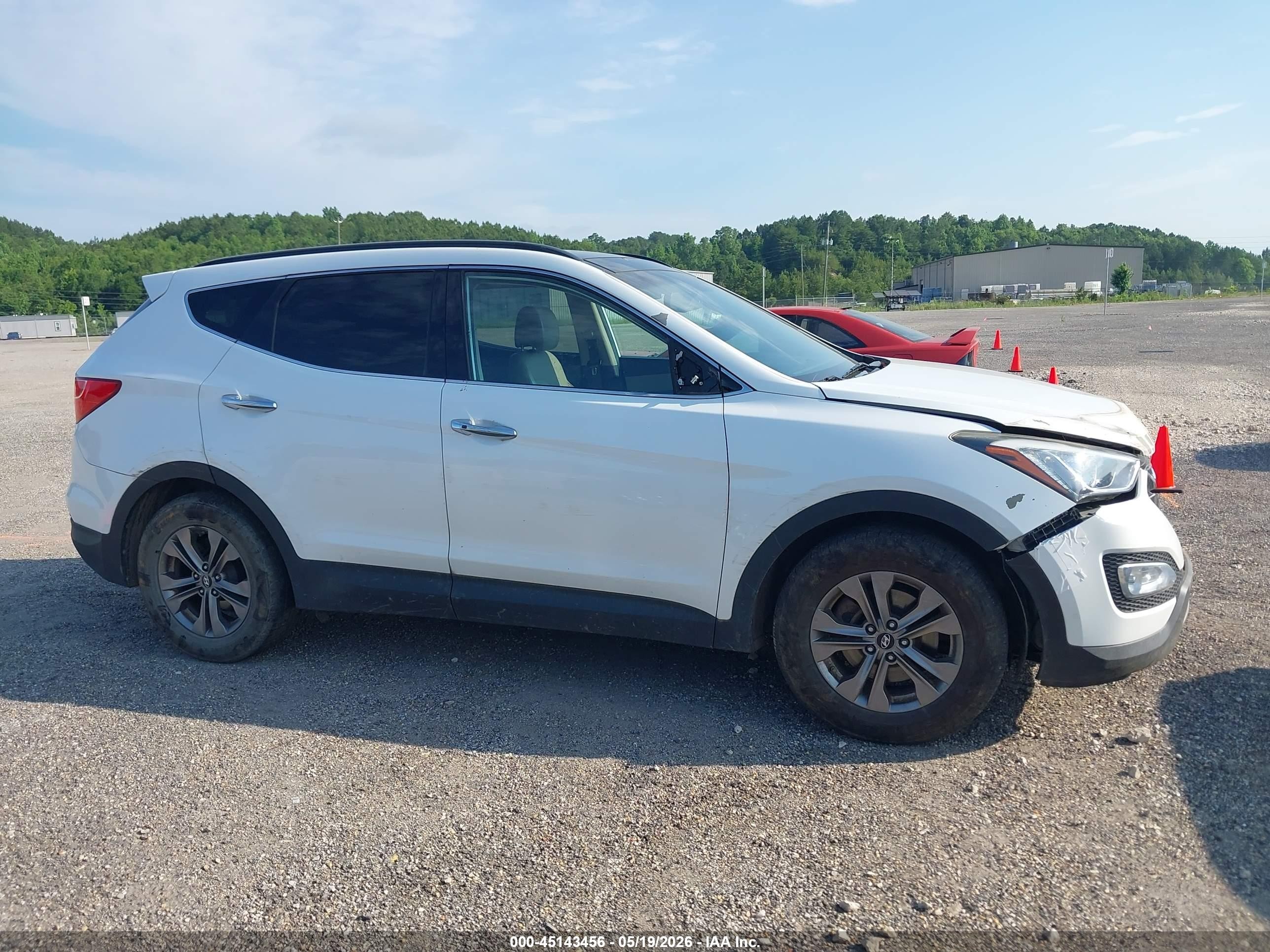 2014 Hyundai Santa Fe Sport 2.4l Белый vin: 5XYZUDLB8EG215269