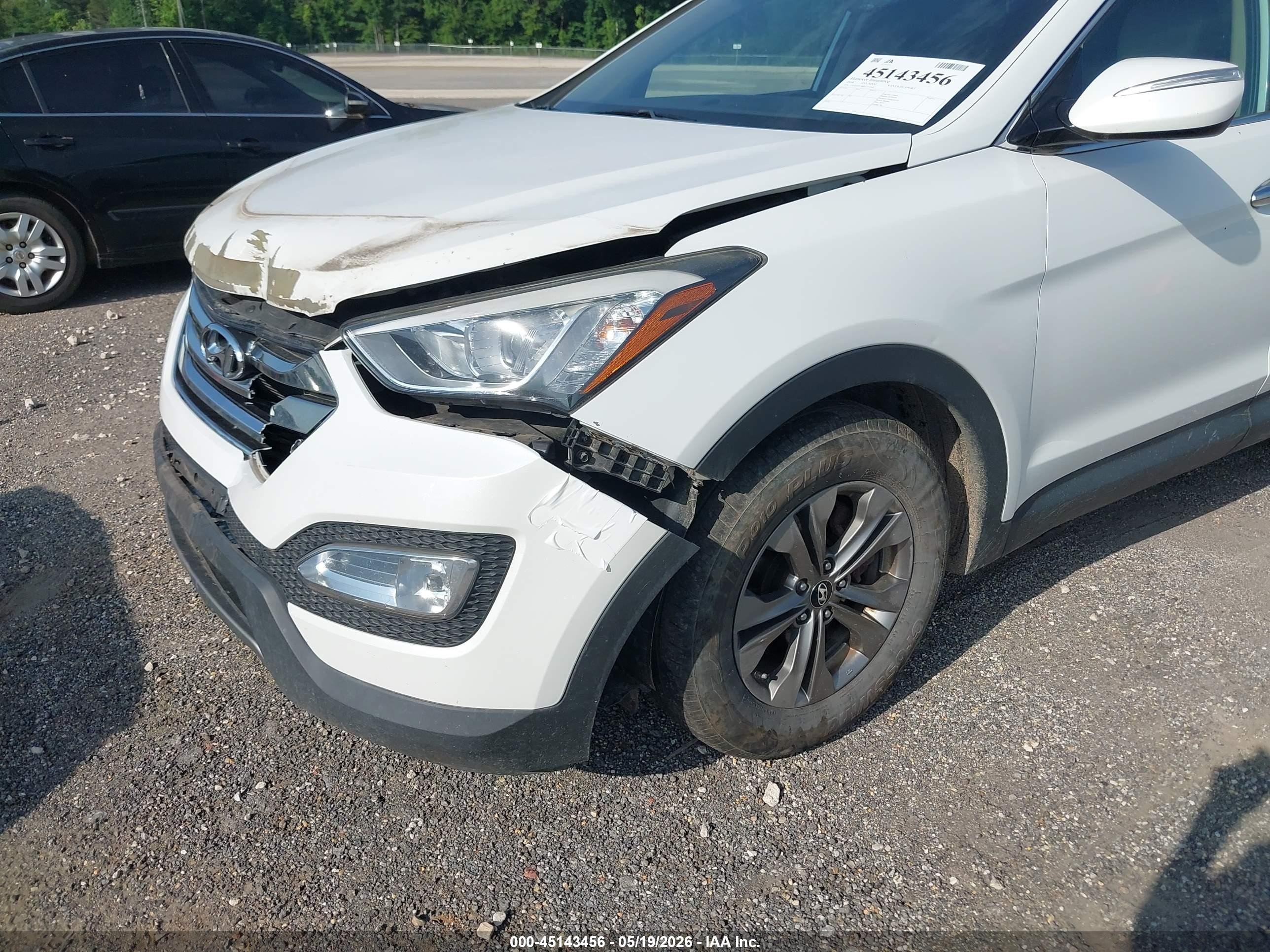 2014 Hyundai Santa Fe Sport 2.4l Белый vin: 5XYZUDLB8EG215269