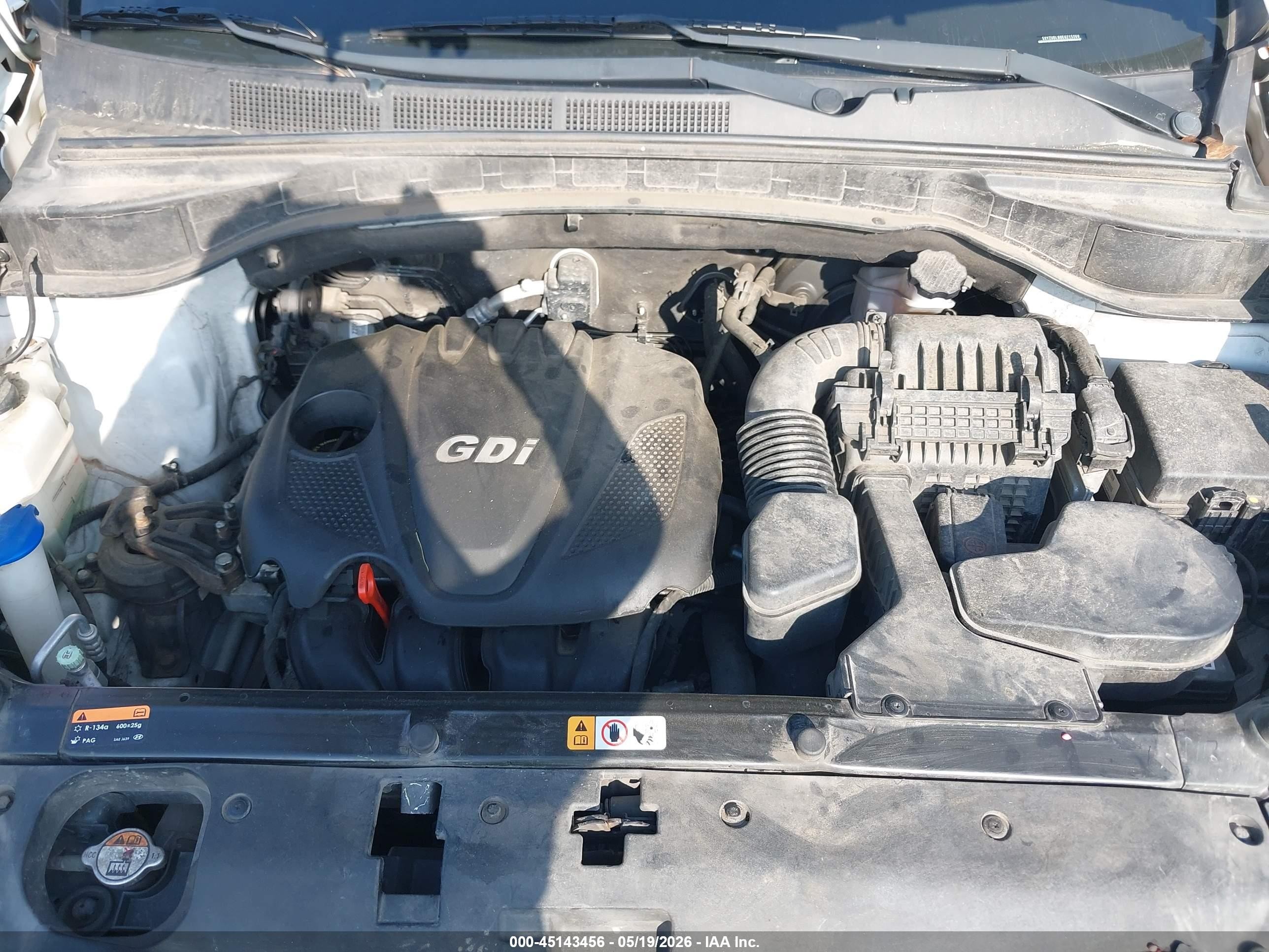 2014 Hyundai Santa Fe Sport 2.4l Белый vin: 5XYZUDLB8EG215269