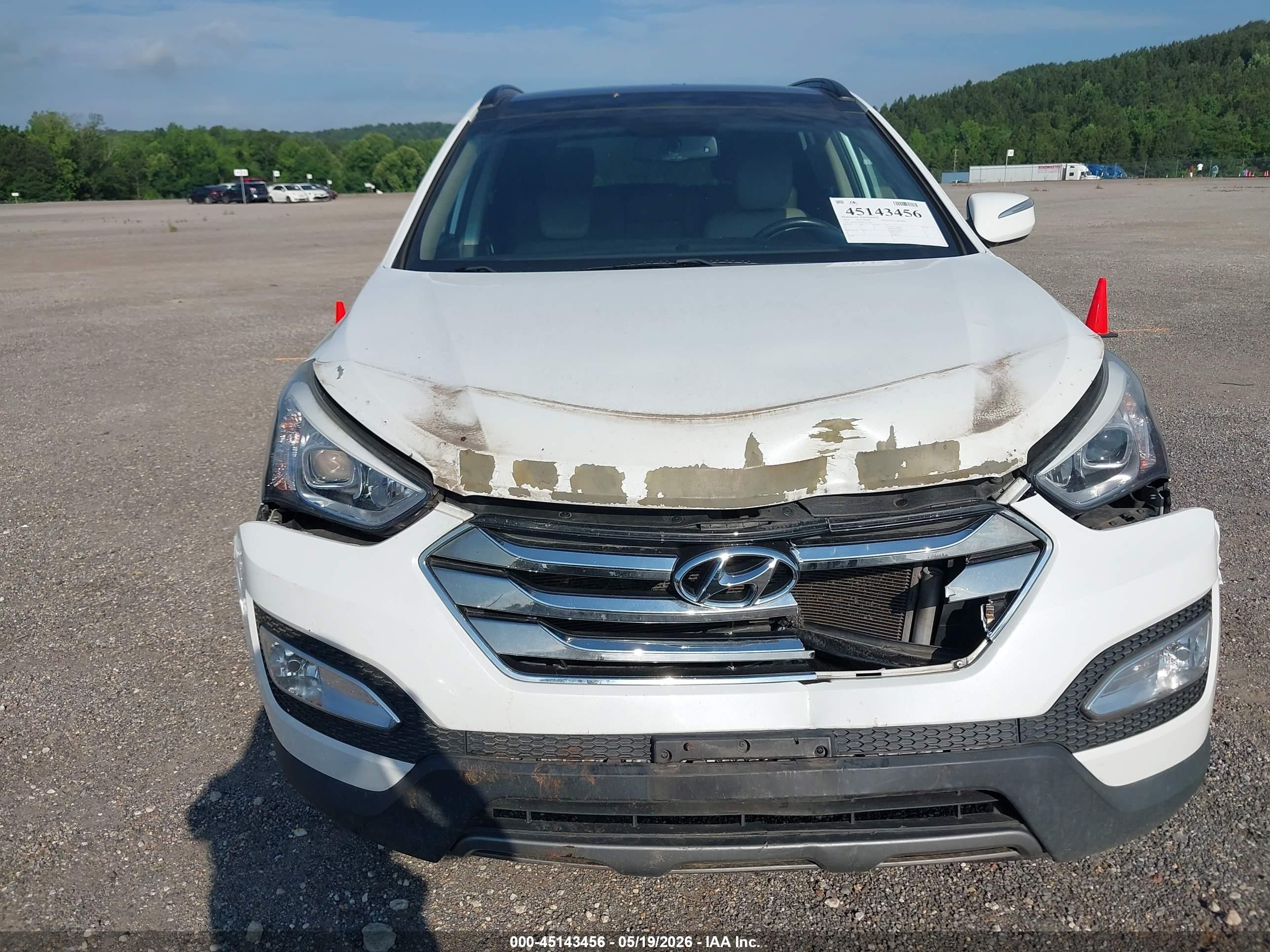 2014 Hyundai Santa Fe Sport 2.4l Белый vin: 5XYZUDLB8EG215269