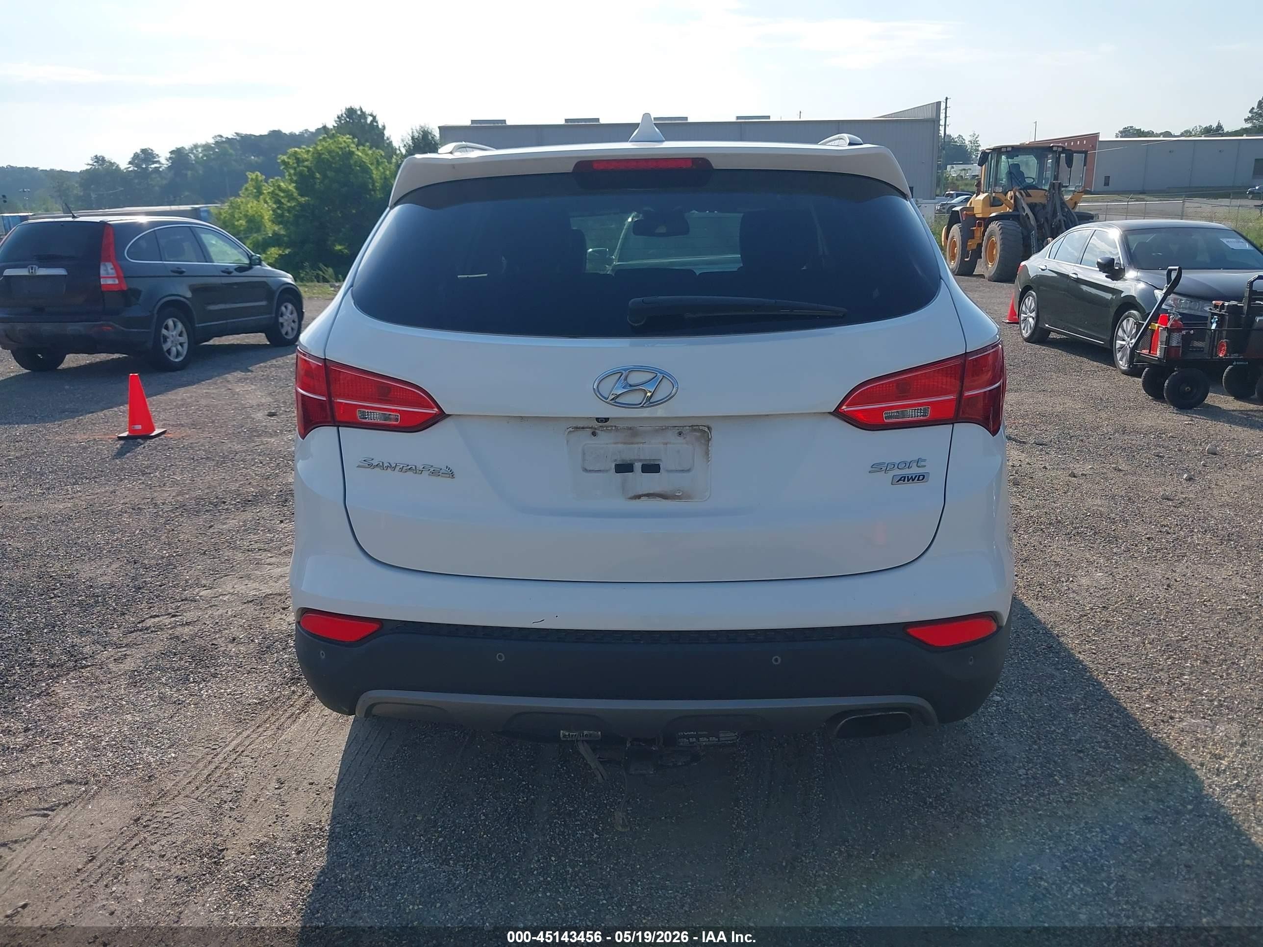 2014 Hyundai Santa Fe Sport 2.4l Белый vin: 5XYZUDLB8EG215269