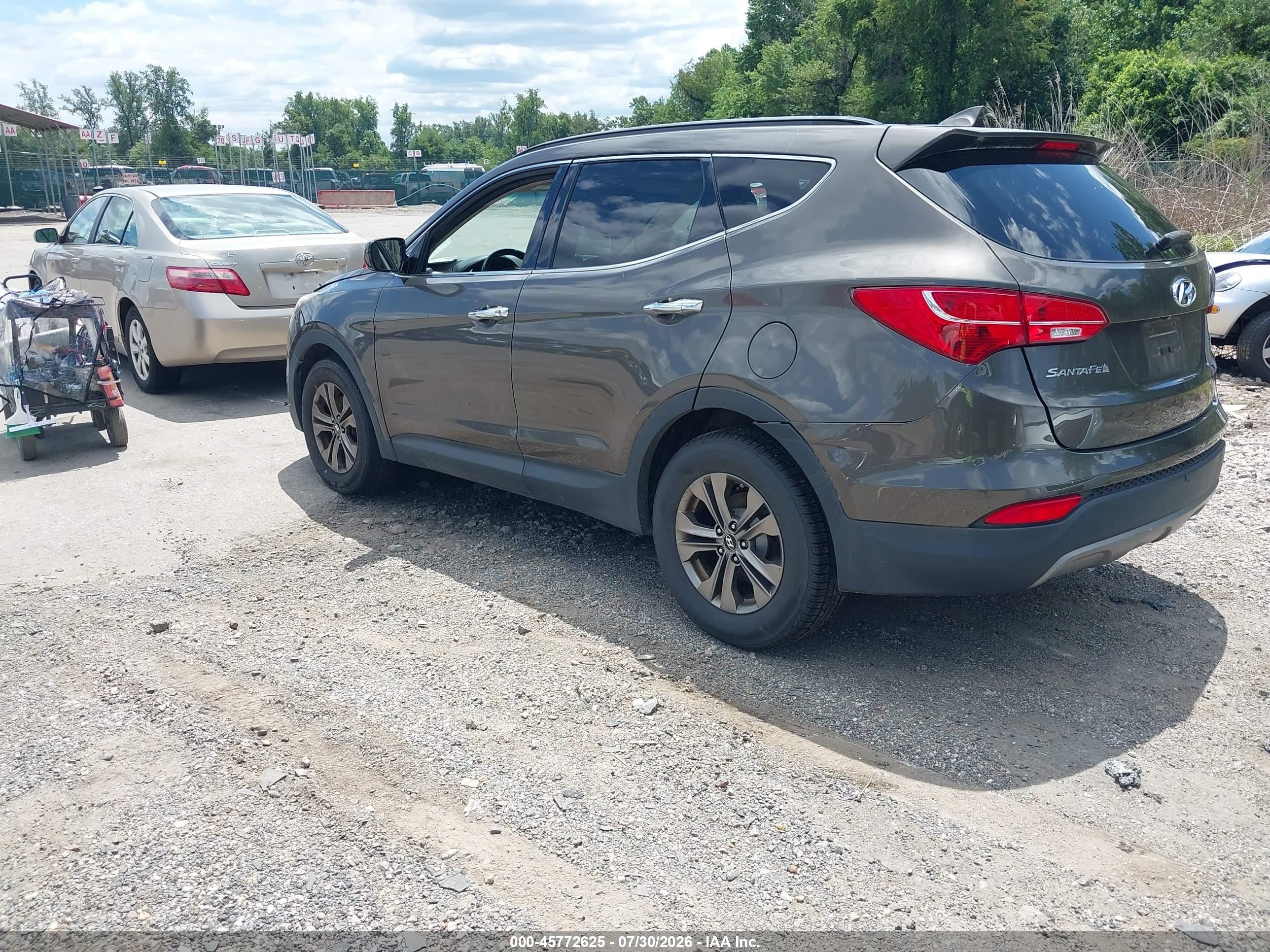 2014 Hyundai Santa Fe Sport 2.4l Коричневый vin: 5XYZUDLB8EG222559