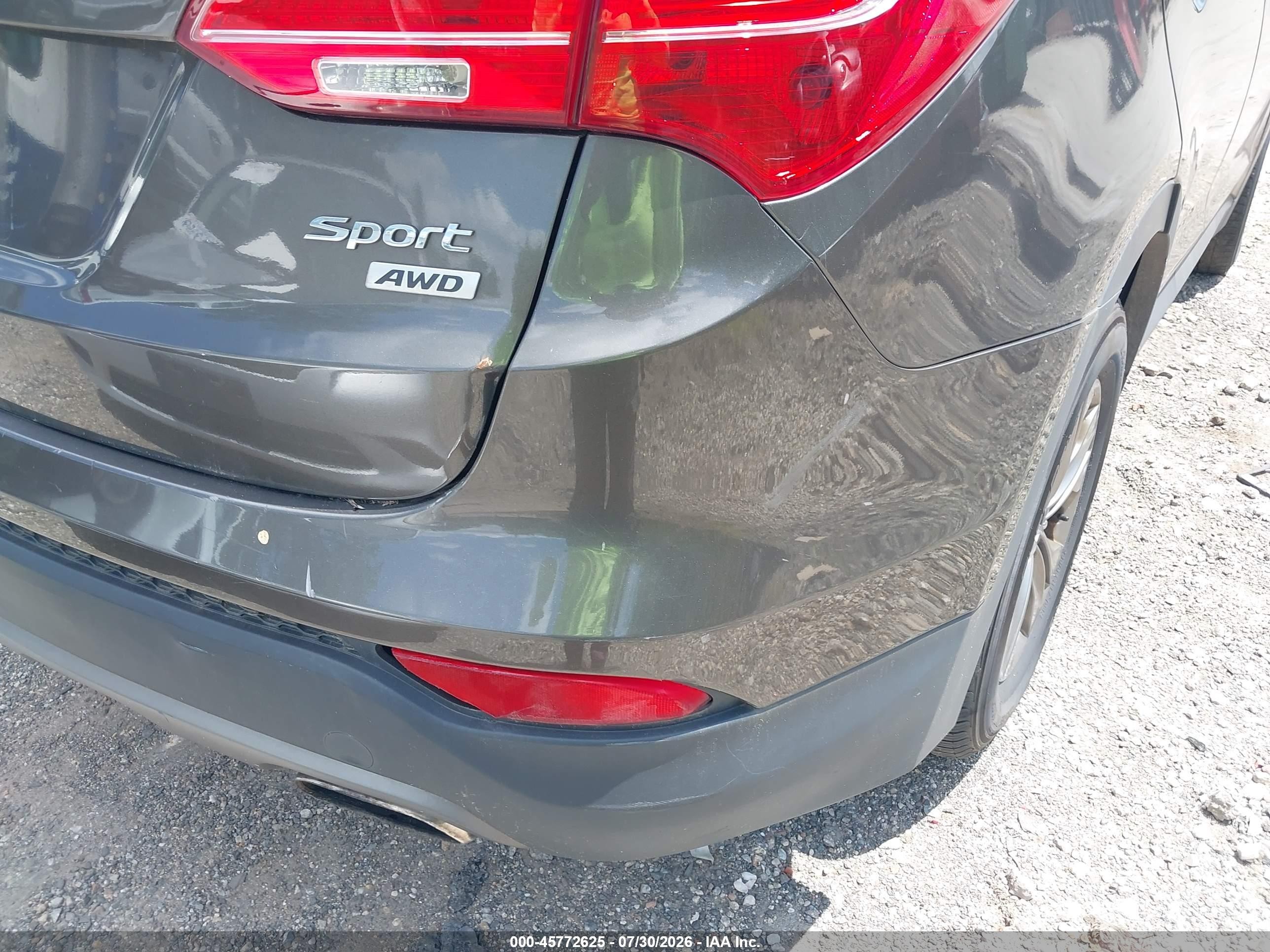 2014 Hyundai Santa Fe Sport 2.4l Коричневый vin: 5XYZUDLB8EG222559