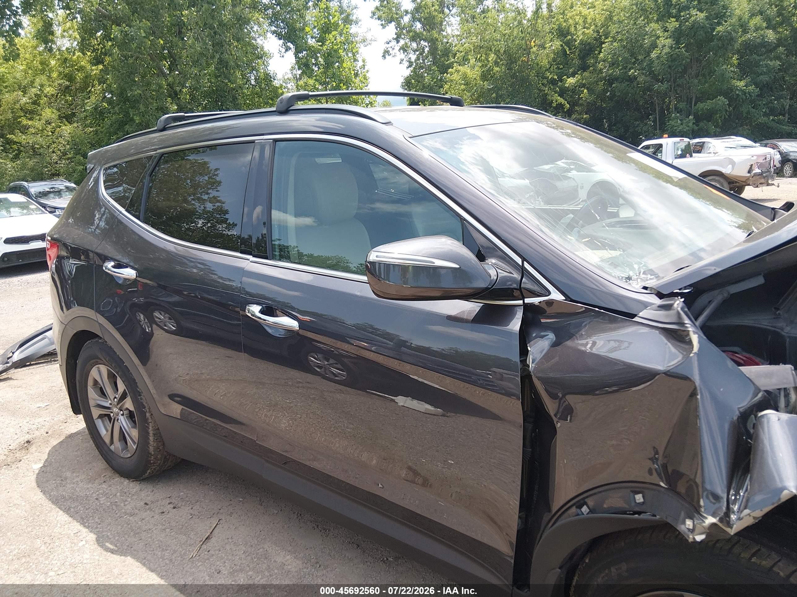2015 Hyundai Santa Fe Sport 2.4l Серый vin: 5XYZUDLB8FG263887