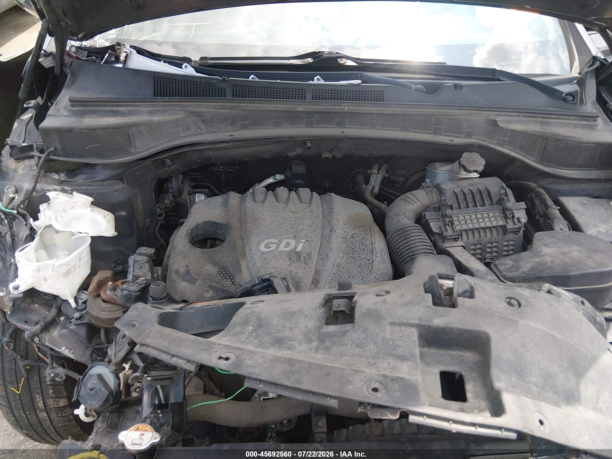 2015 Hyundai Santa Fe Sport 2.4l Серый vin: 5XYZUDLB8FG263887