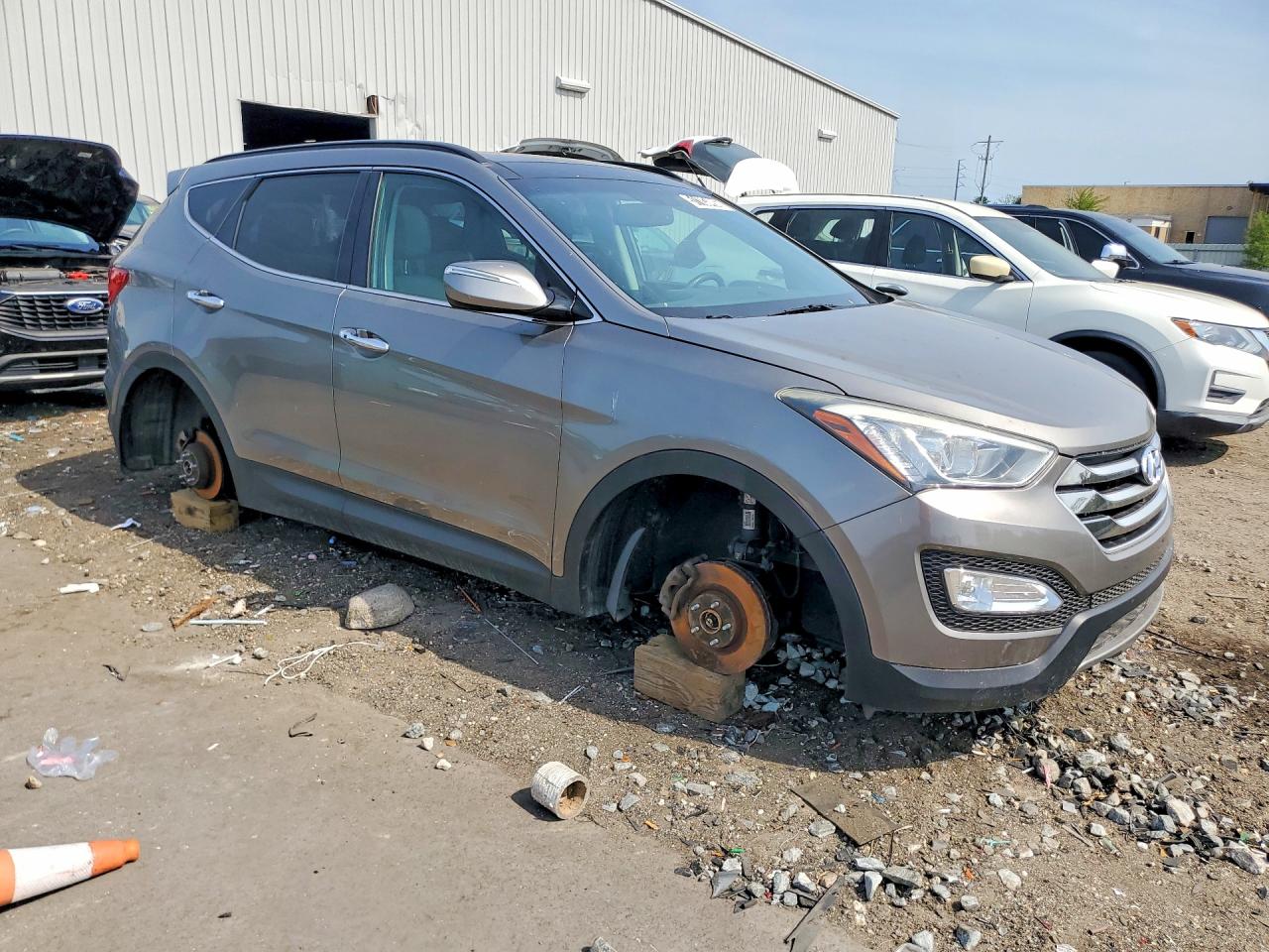 2015 Hyundai Santa Fe Sport 2.4l Gray vin: 5XYZUDLB8FG285193