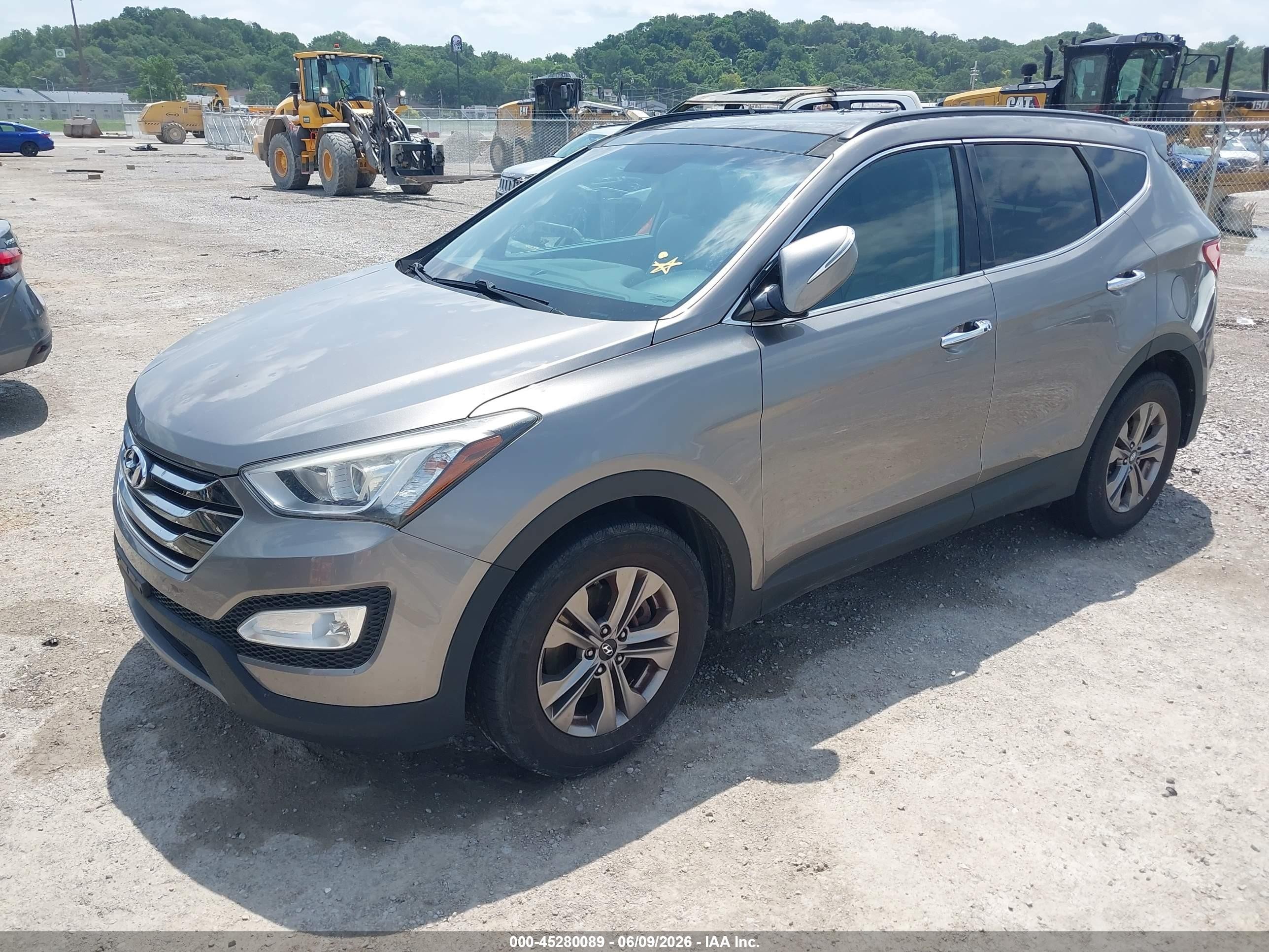 2016 Hyundai Santa Fe Sport 2.4l Gray vin: 5XYZUDLB8GG362100