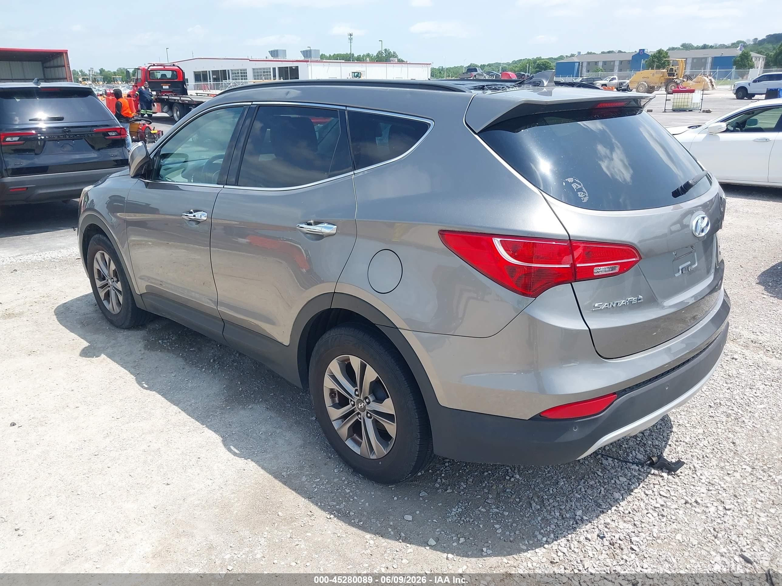2016 Hyundai Santa Fe Sport 2.4l Gray vin: 5XYZUDLB8GG362100