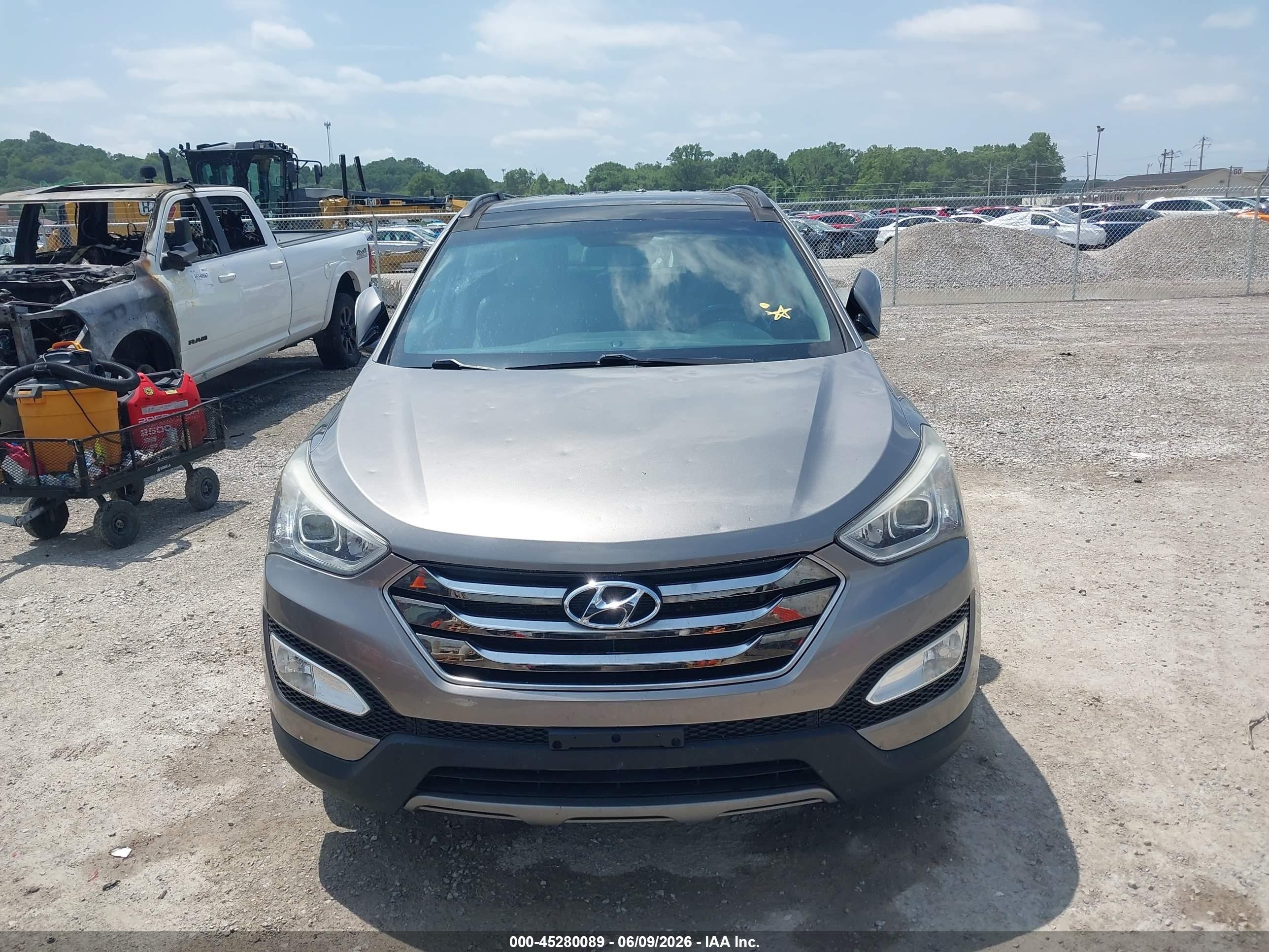 2016 Hyundai Santa Fe Sport 2.4l Gray vin: 5XYZUDLB8GG362100