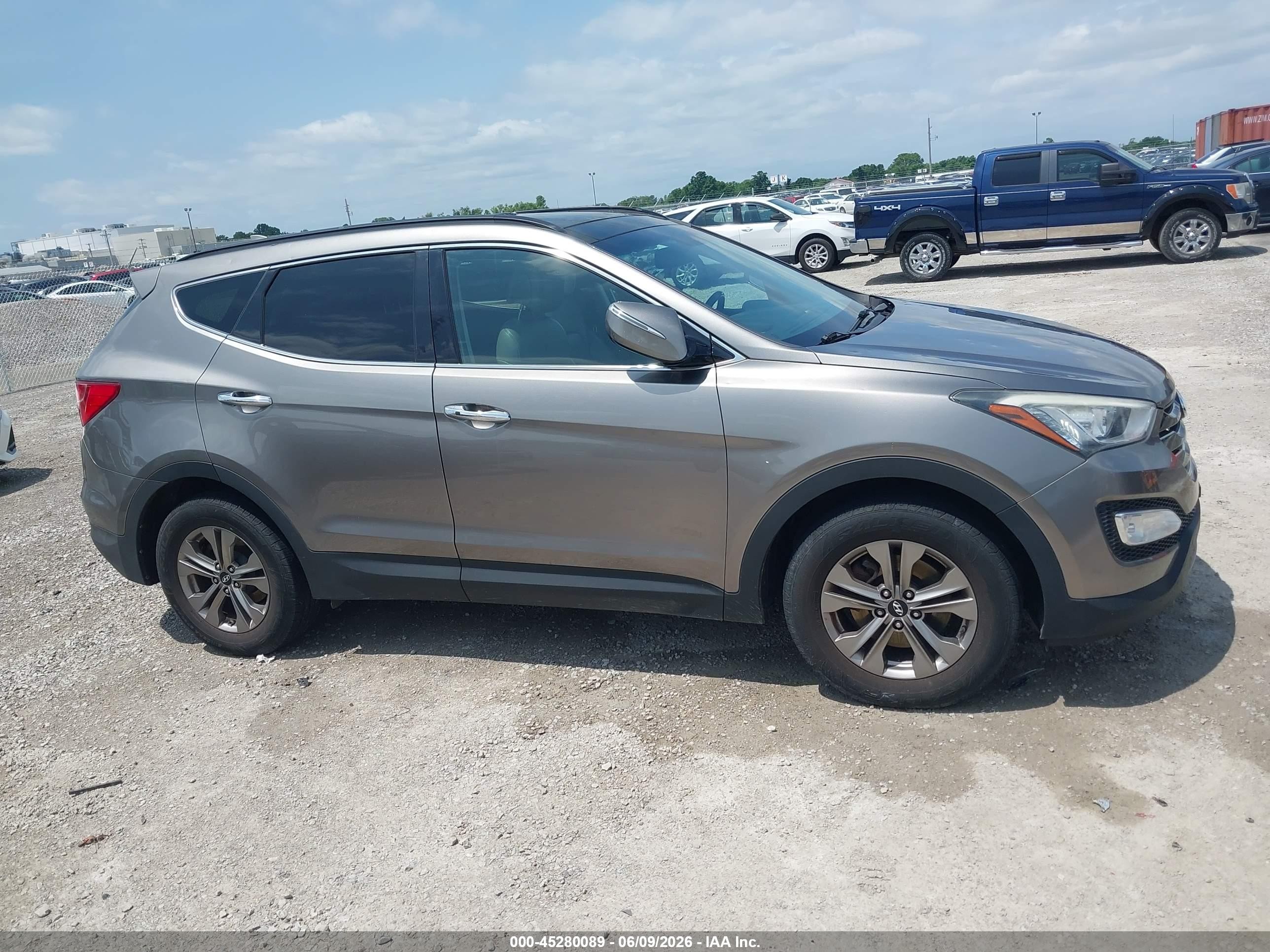 2016 Hyundai Santa Fe Sport 2.4l Gray vin: 5XYZUDLB8GG362100