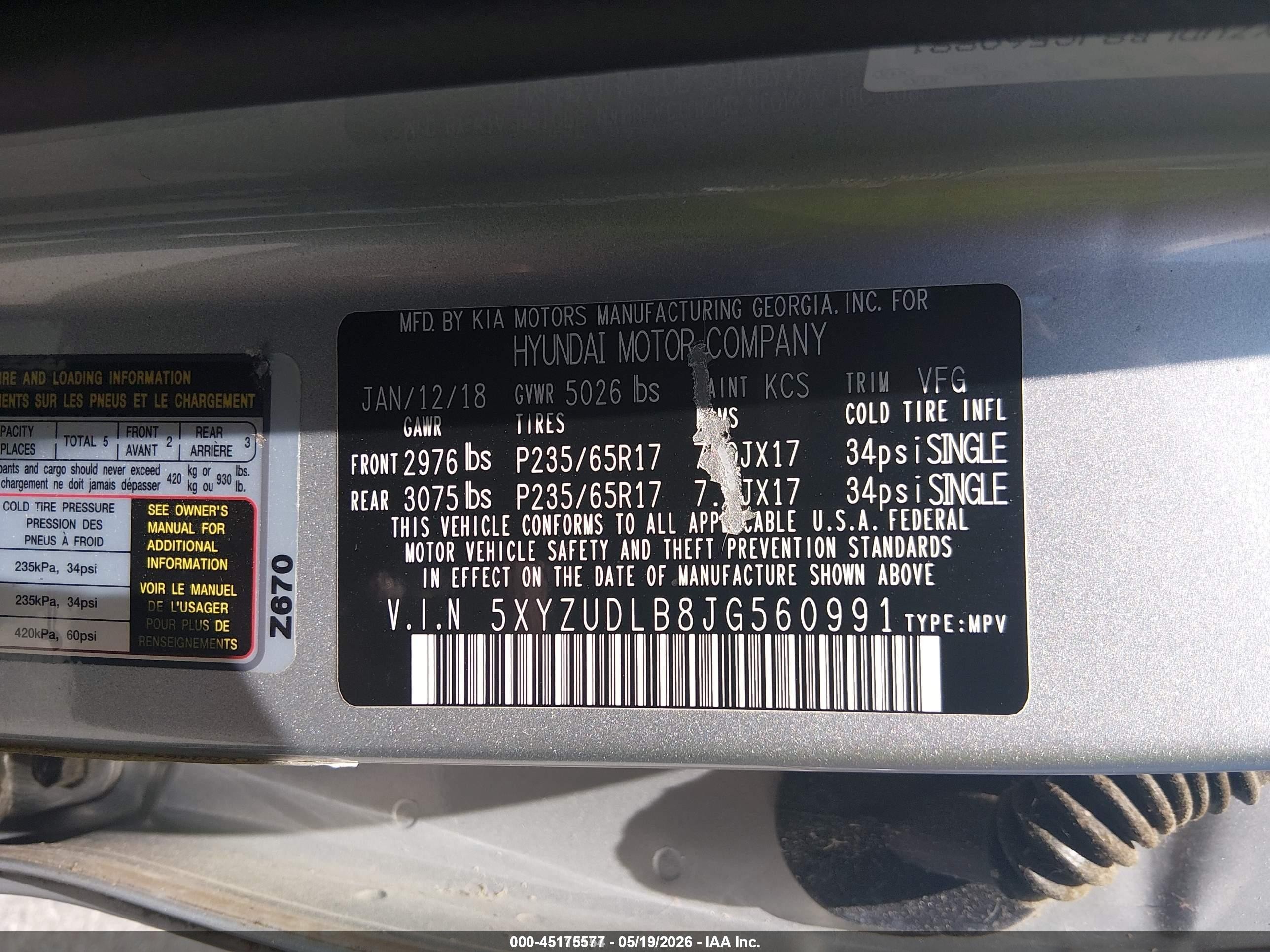 2018 Hyundai Santa Fe Sport 2.4l Silver vin: 5XYZUDLB8JG560991