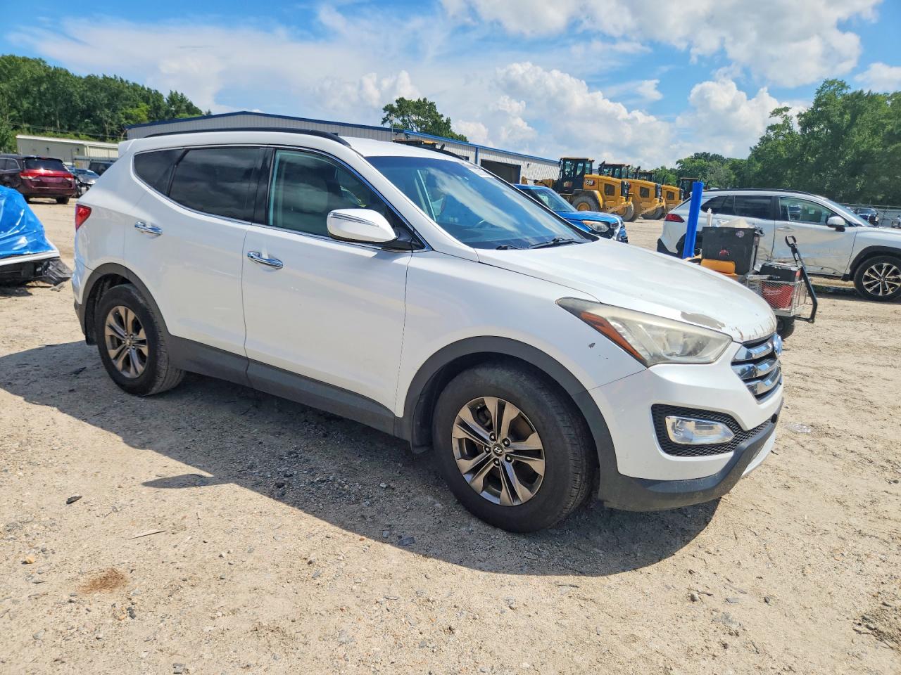 2013 Hyundai Santa Fe Sport 2.4l White vin: 5XYZUDLB9DG056860
