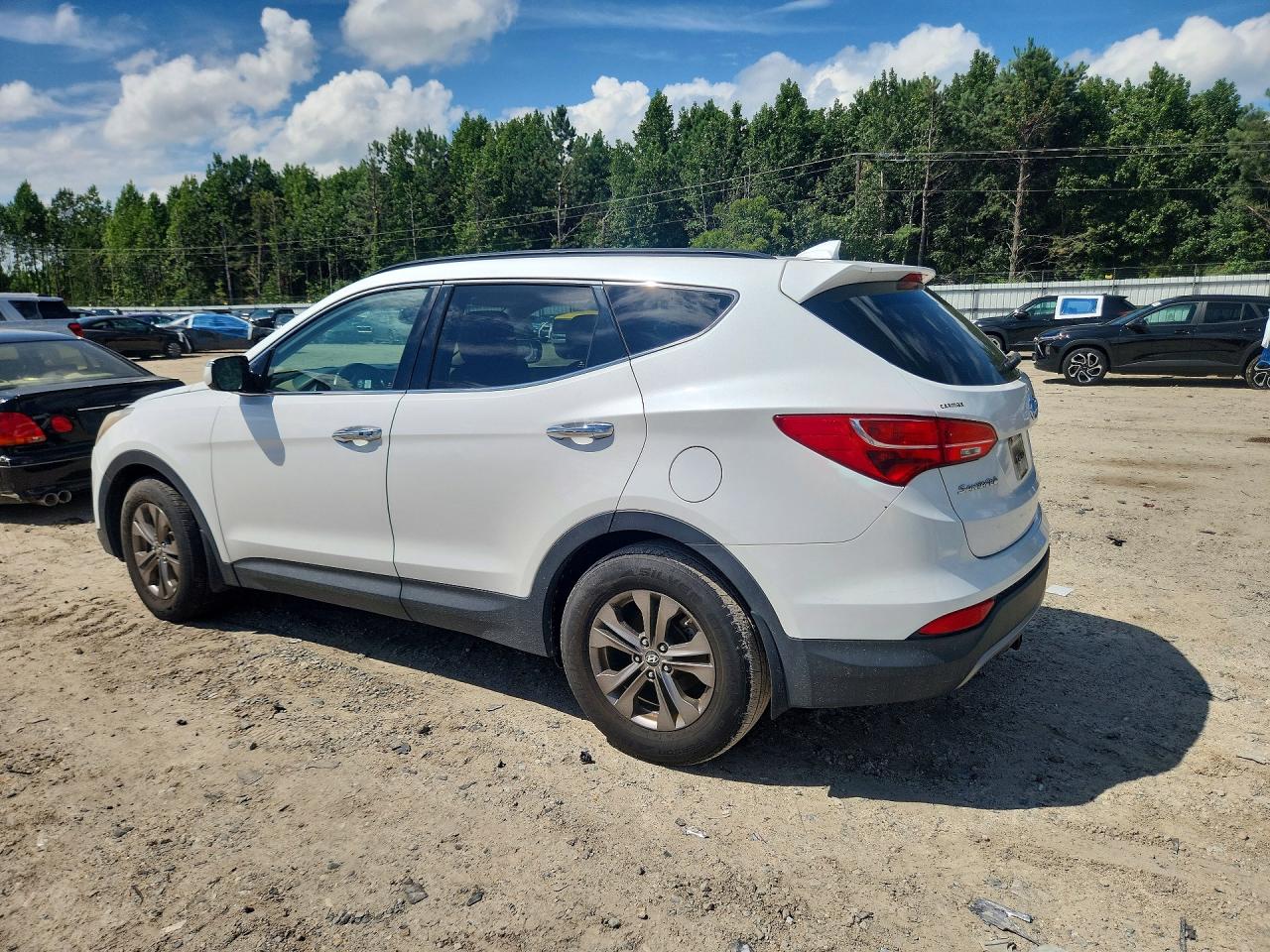 2013 Hyundai Santa Fe Sport 2.4l White vin: 5XYZUDLB9DG056860