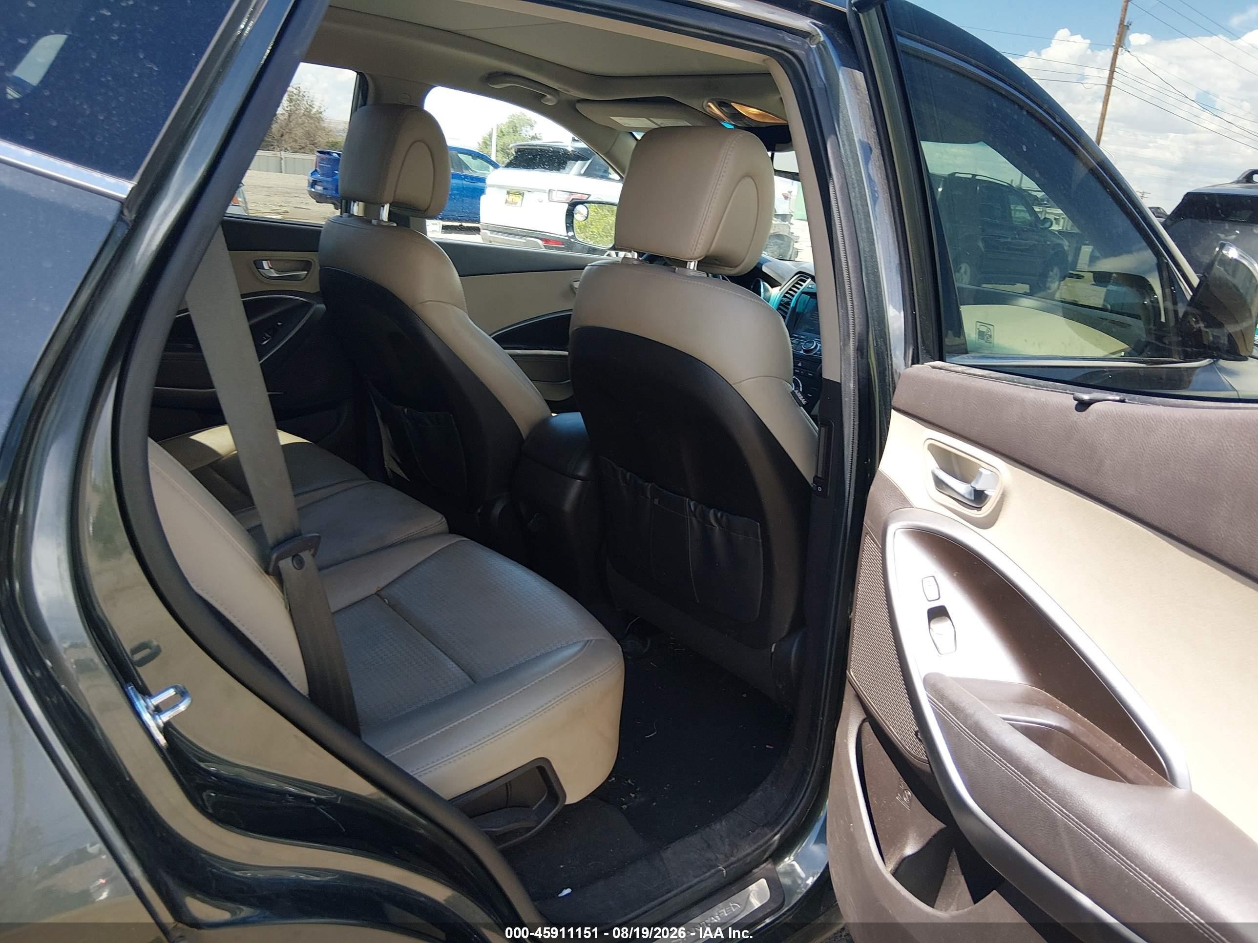 2013 Hyundai Santa Fe Sport Black vin: 5XYZUDLB9DG107371