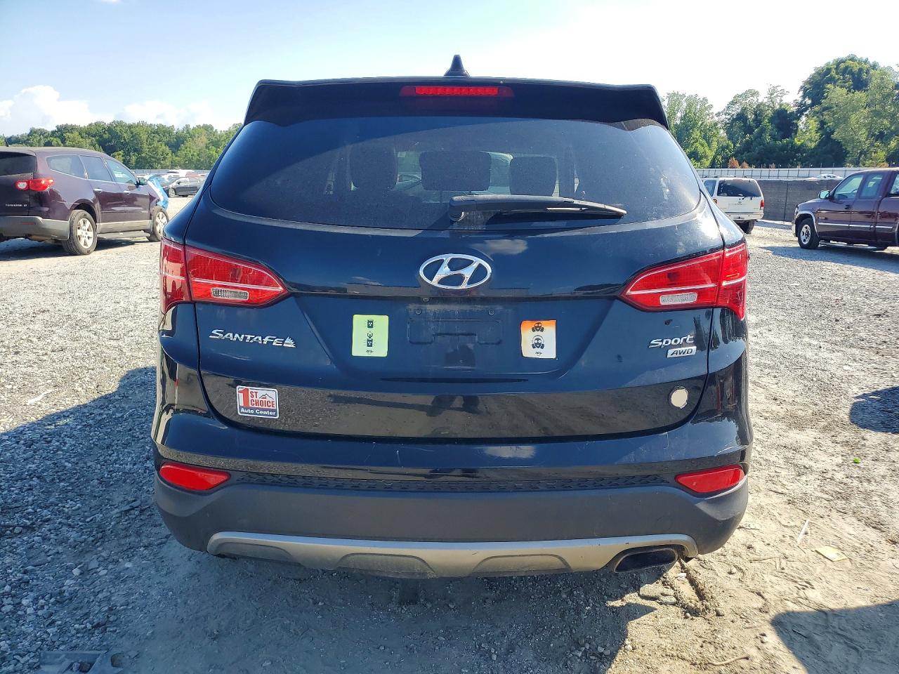 2013 Hyundai Santa Fe Sport 2.4l Black vin: 5XYZUDLB9DG119102
