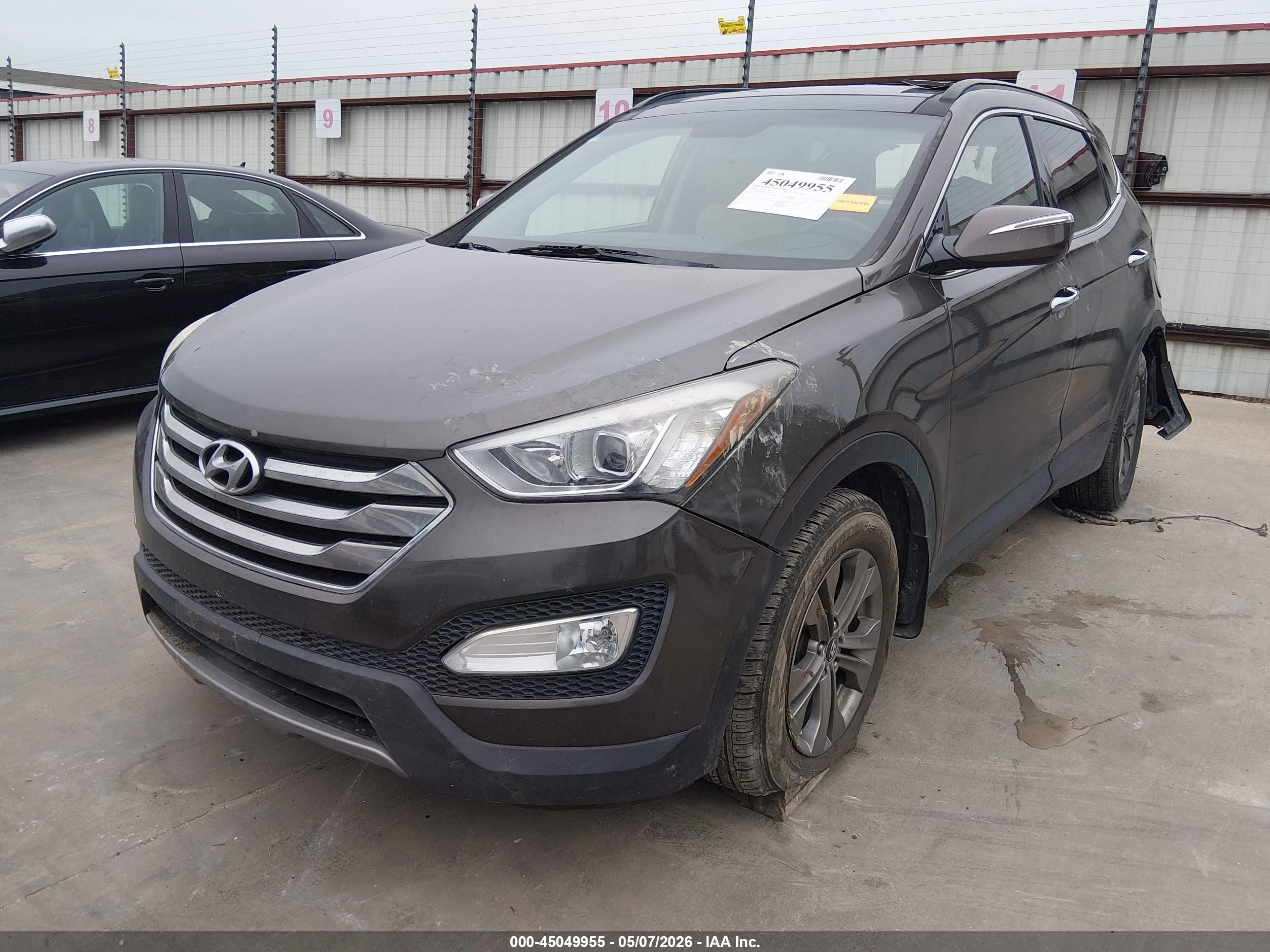 2014 Hyundai Santa Fe Sport 2.4l Коричневый vin: 5XYZUDLB9EG138184