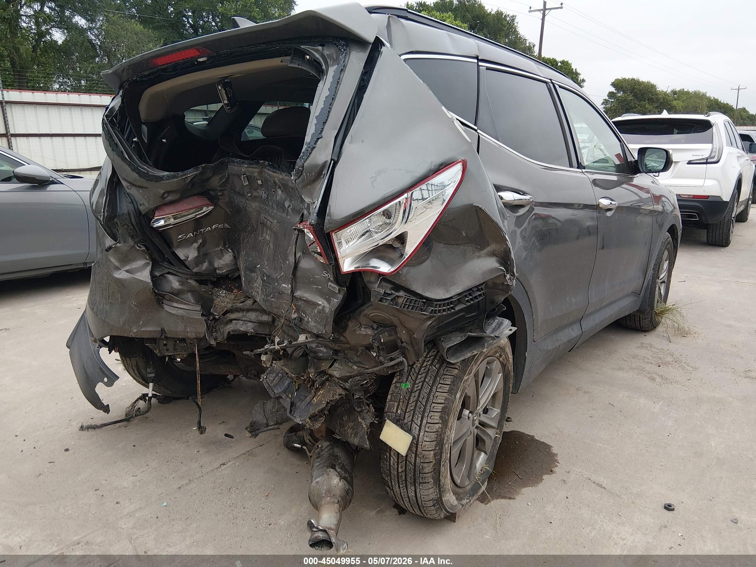 2014 Hyundai Santa Fe Sport 2.4l Коричневый vin: 5XYZUDLB9EG138184