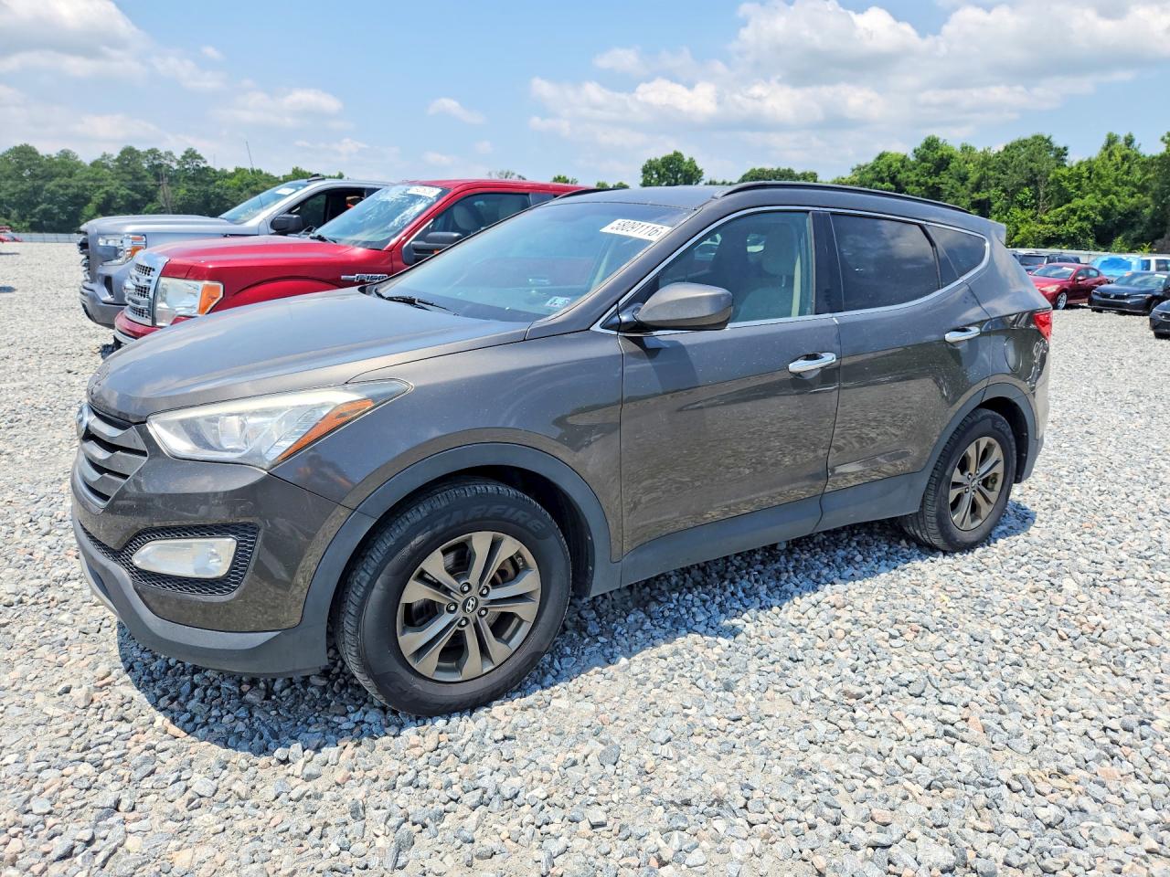2014 Hyundai Santa Fe Sport 2.4l Charcoal vin: 5XYZUDLB9EG183772