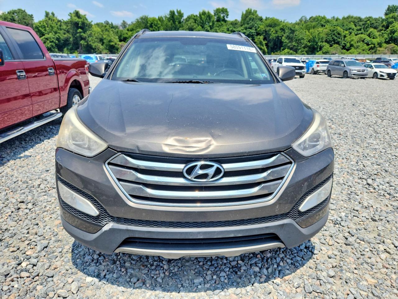 2014 Hyundai Santa Fe Sport 2.4l Charcoal vin: 5XYZUDLB9EG183772