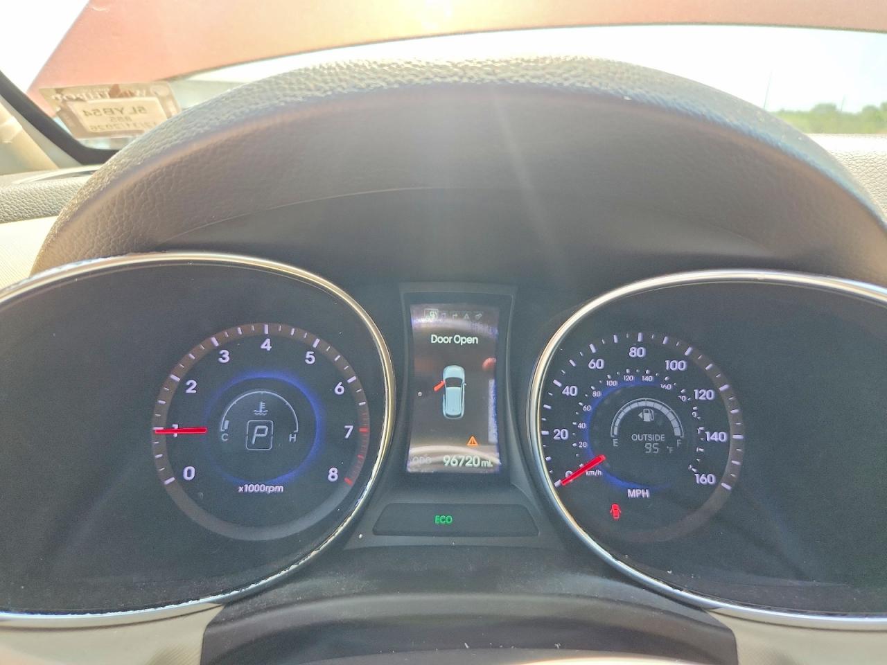 2014 Hyundai Santa Fe Sport 2.4l Оранжевый vin: 5XYZUDLB9EG186266