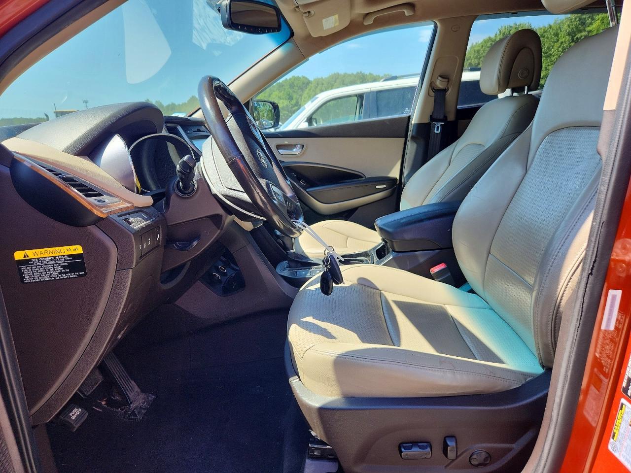 2014 Hyundai Santa Fe Sport 2.4l Оранжевый vin: 5XYZUDLB9EG186266