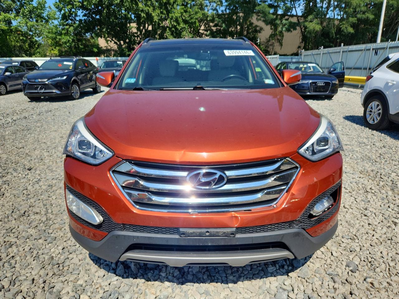 2014 Hyundai Santa Fe Sport 2.4l Оранжевый vin: 5XYZUDLB9EG186266