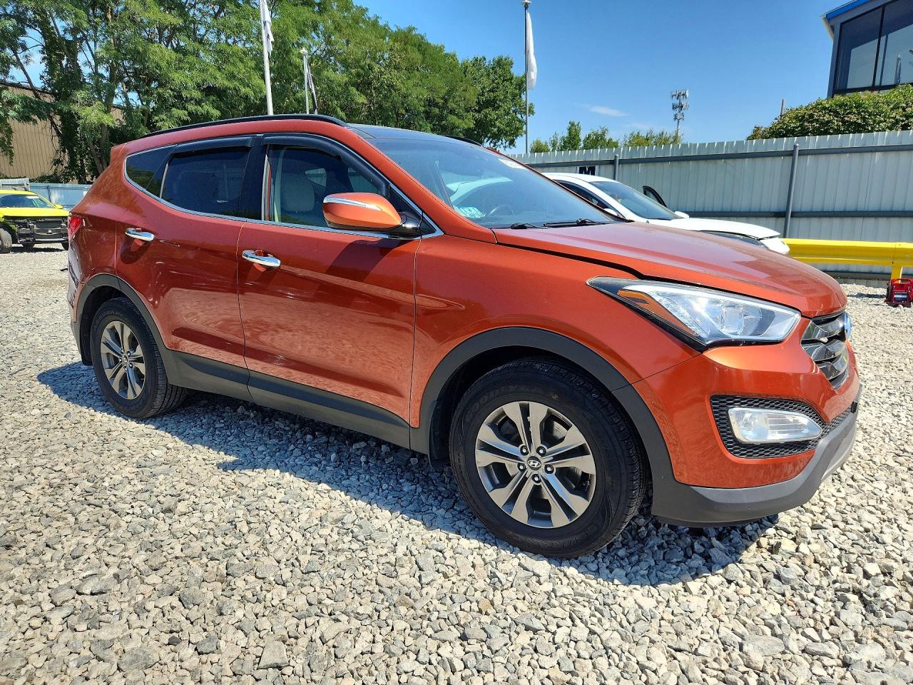 2014 Hyundai Santa Fe Sport 2.4l Оранжевый vin: 5XYZUDLB9EG186266