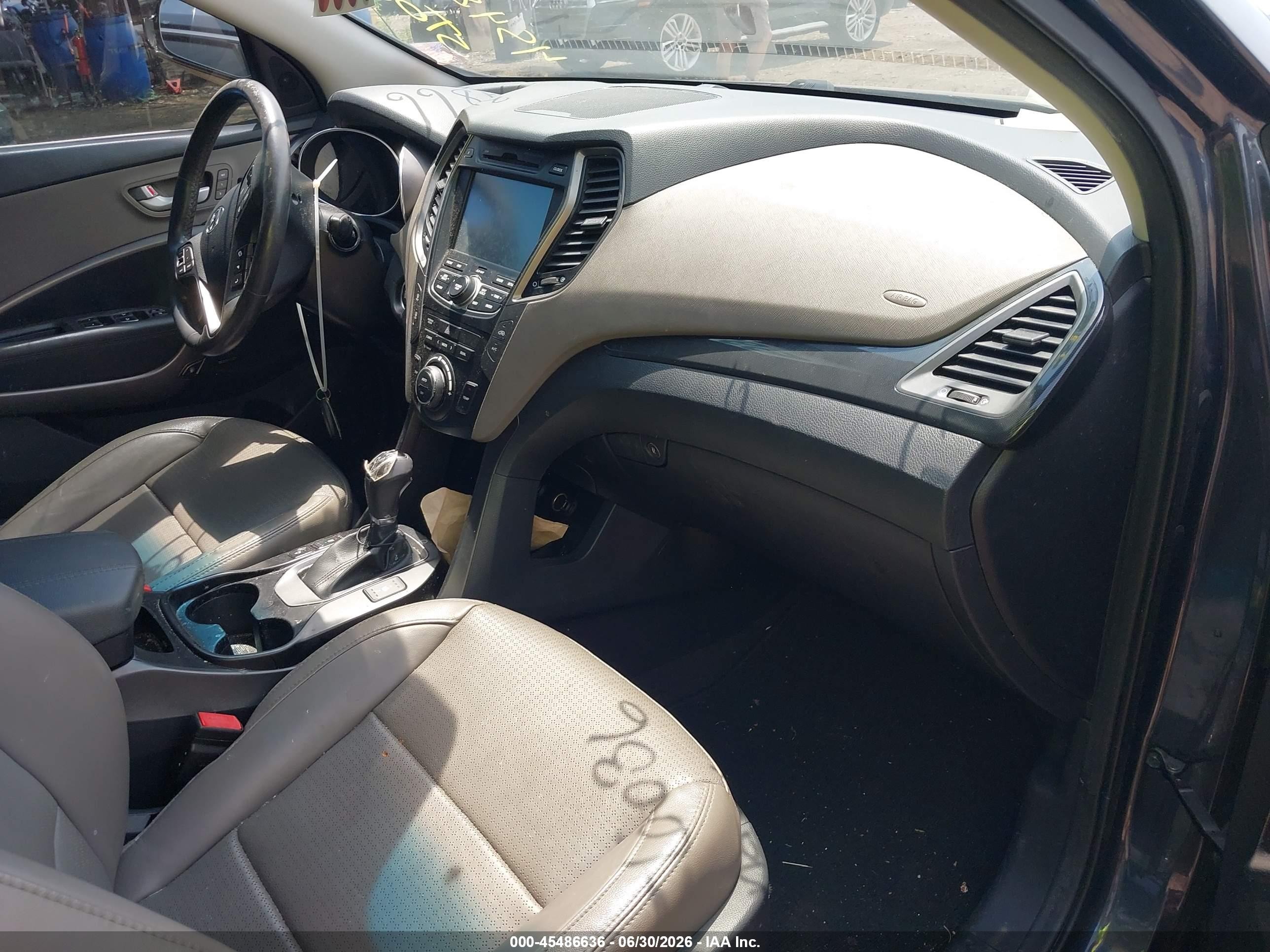 2015 Hyundai Santa Fe Sport 2.4l Gray vin: 5XYZUDLB9FG275241