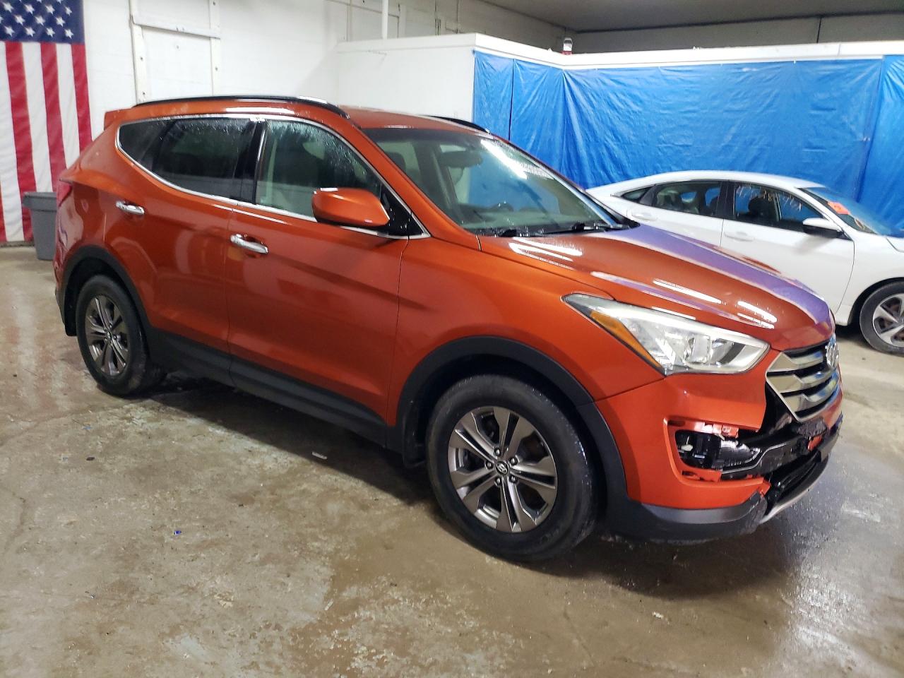 2013 Hyundai Santa Fe Sport 2.4l Оранжевый vin: 5XYZUDLBXDG055832