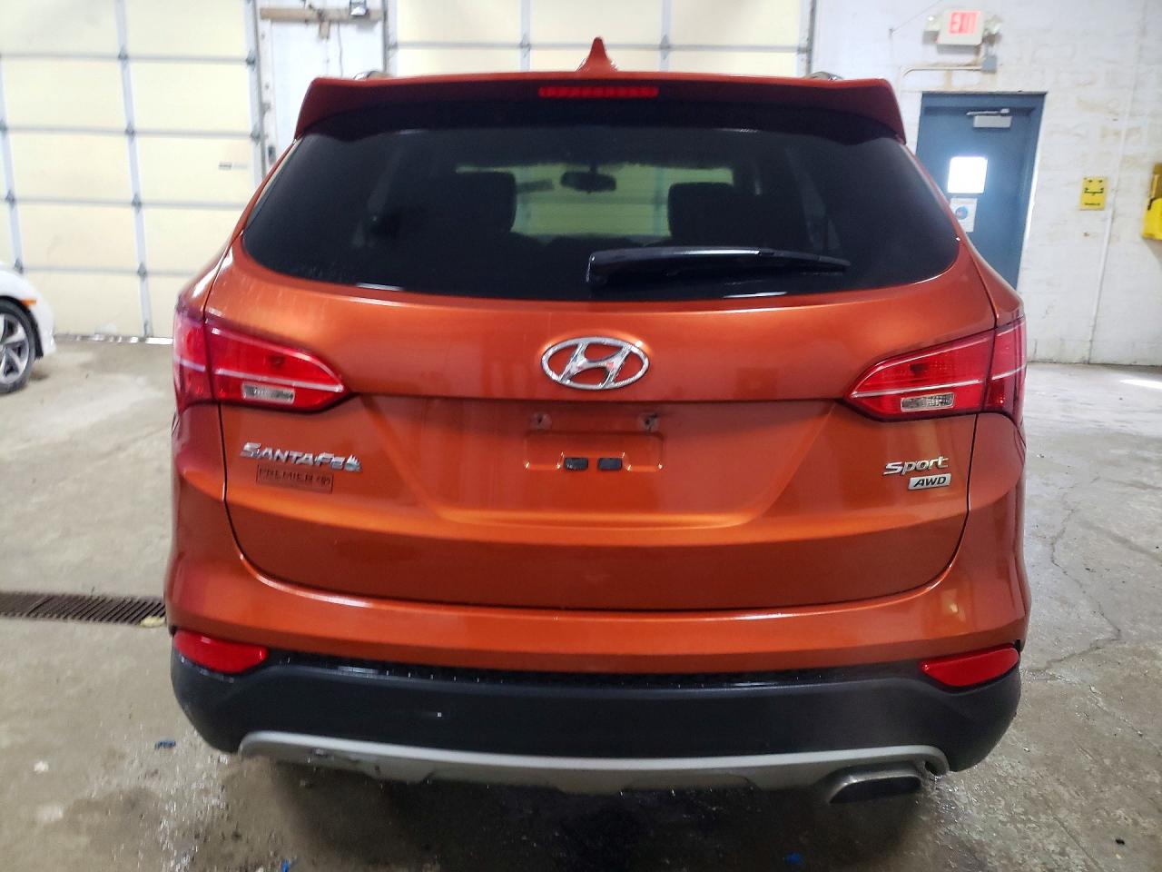 2013 Hyundai Santa Fe Sport 2.4l Оранжевый vin: 5XYZUDLBXDG055832