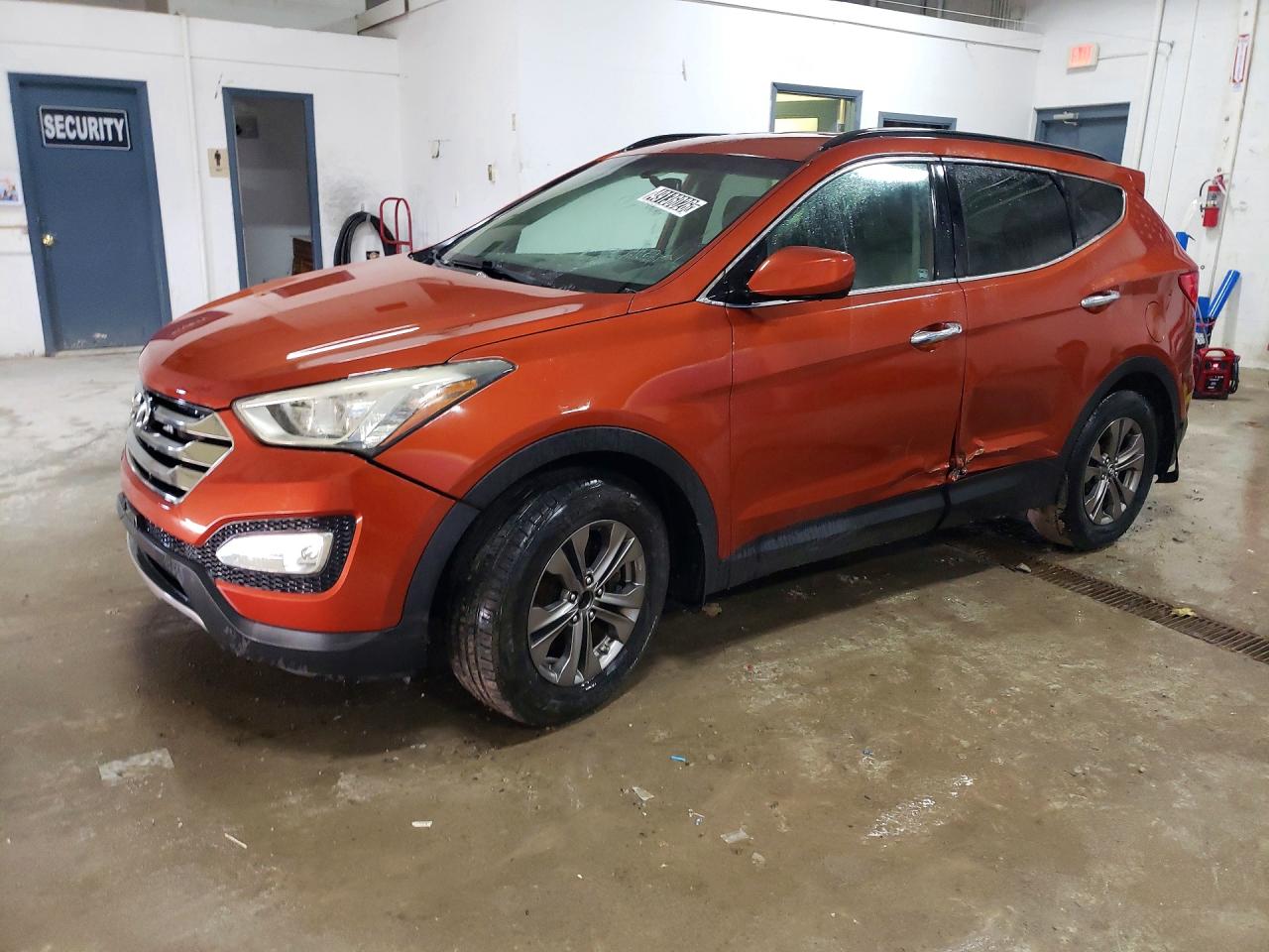 2013 Hyundai Santa Fe Sport 2.4l Orange vin: 5XYZUDLBXDG055832