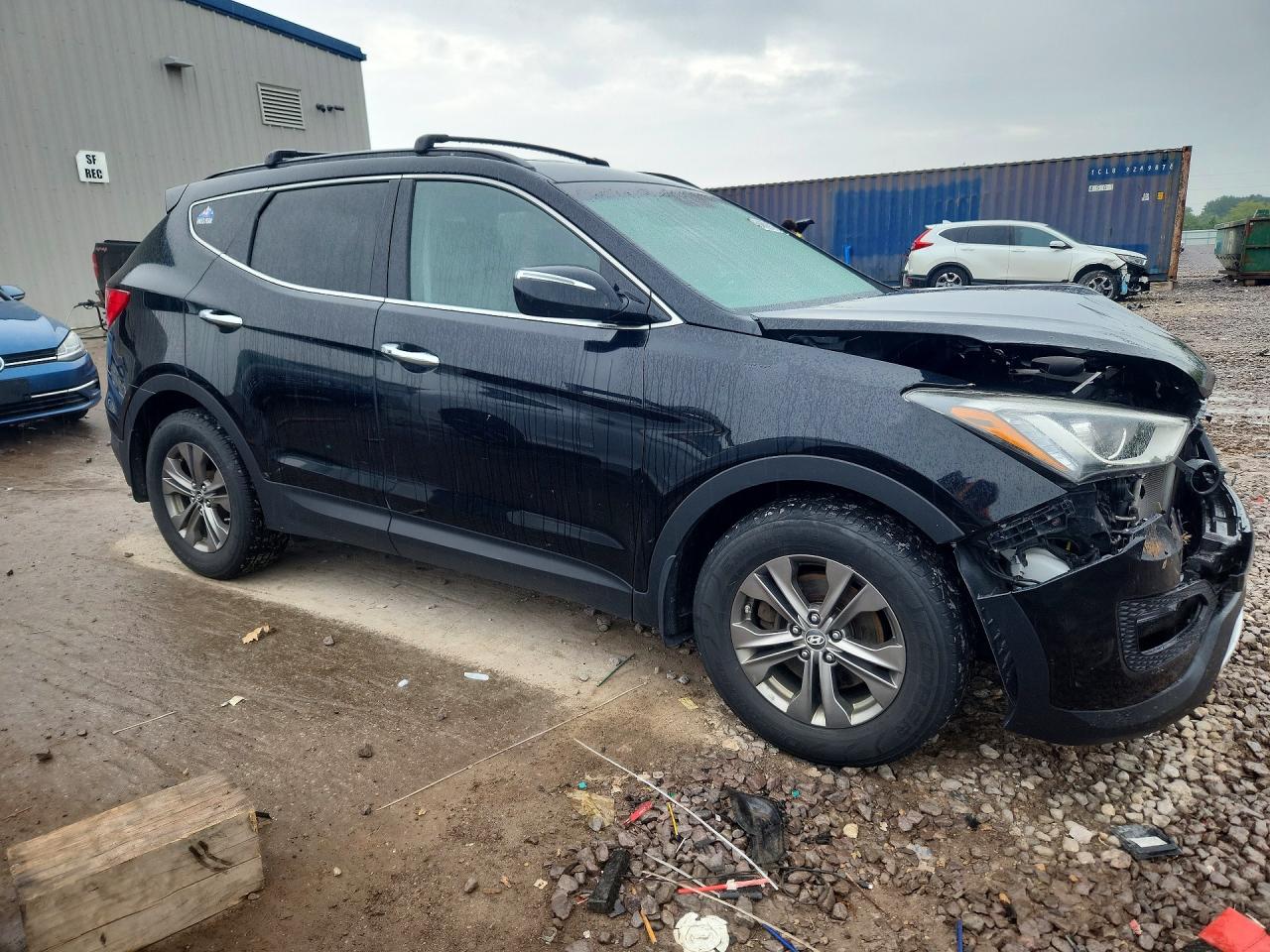 2013 Hyundai Santa Fe Sport 2.4l Silver vin: 5XYZUDLBXDG099278