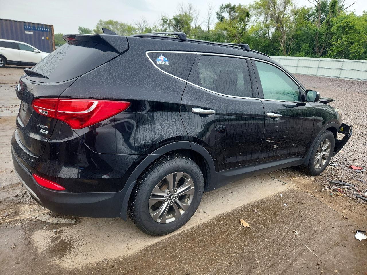 2013 Hyundai Santa Fe Sport 2.4l Silver vin: 5XYZUDLBXDG099278